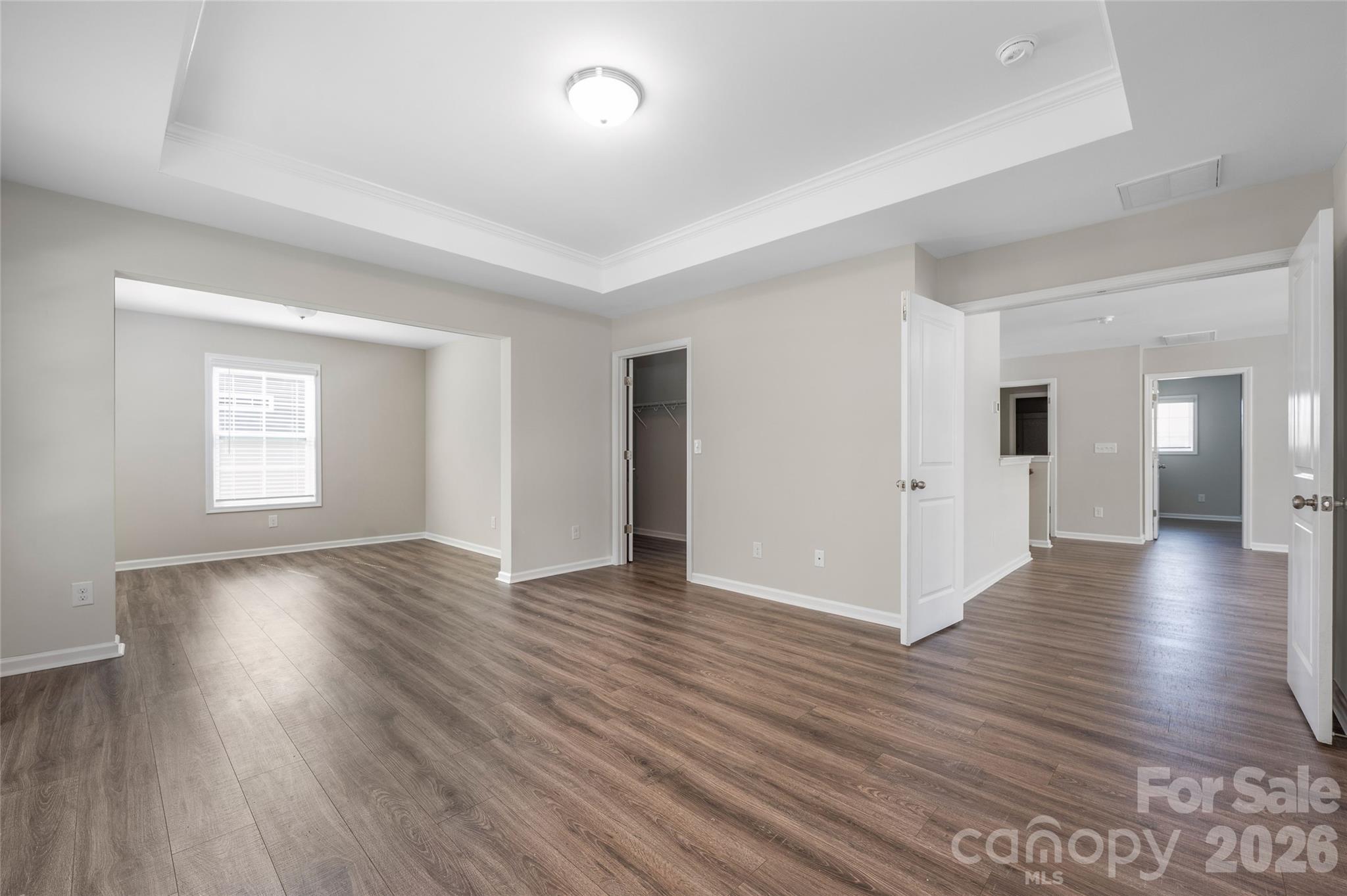 Primary bedroom with attached sitting area - 144 Chance Road, Mooresville