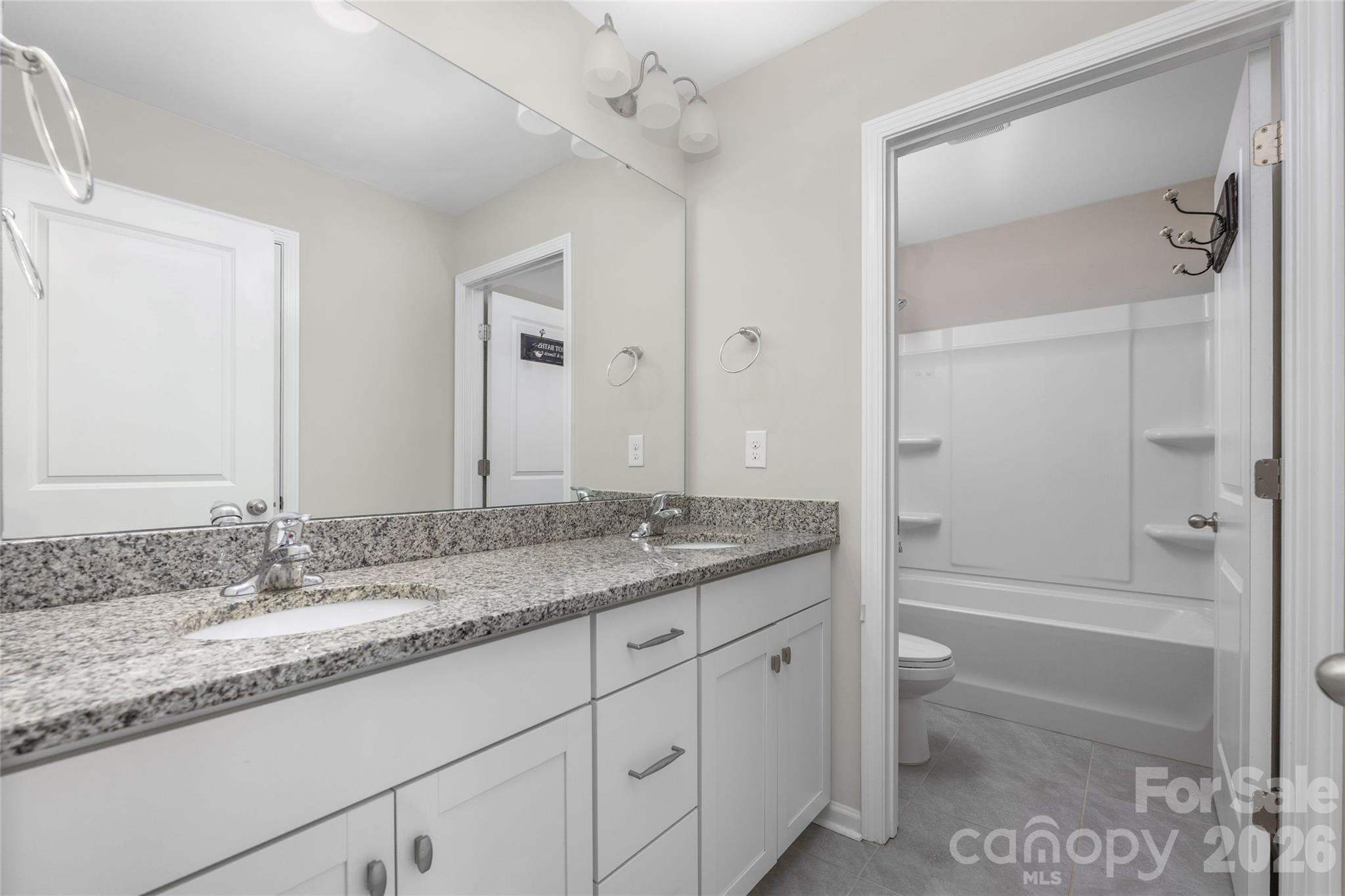 Upstairs guest bathroom - 144 Chance Road, Mooresville