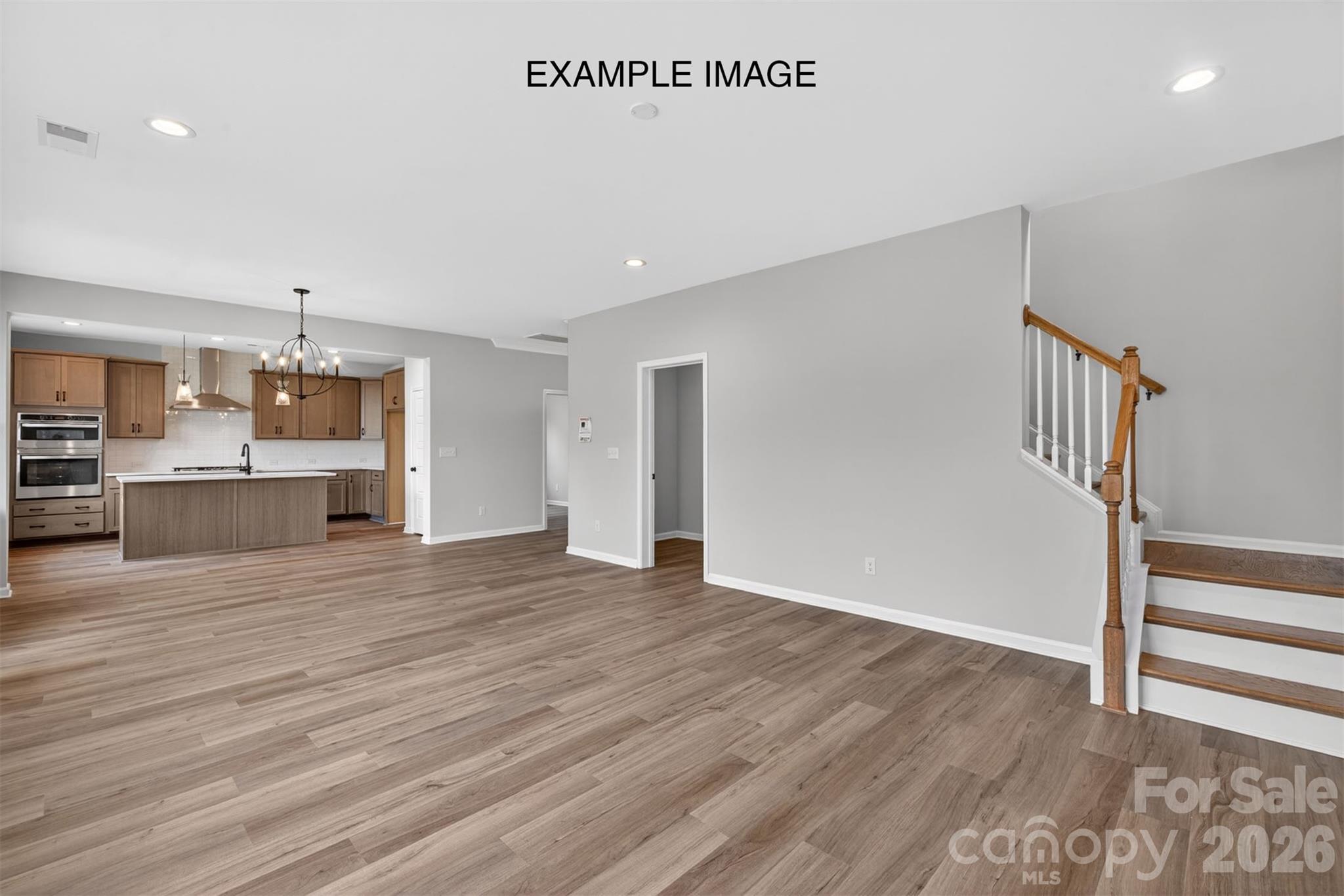 Example Photo - Family Room/Dining/Kitchen - 103 Cartington Way, Mooresville