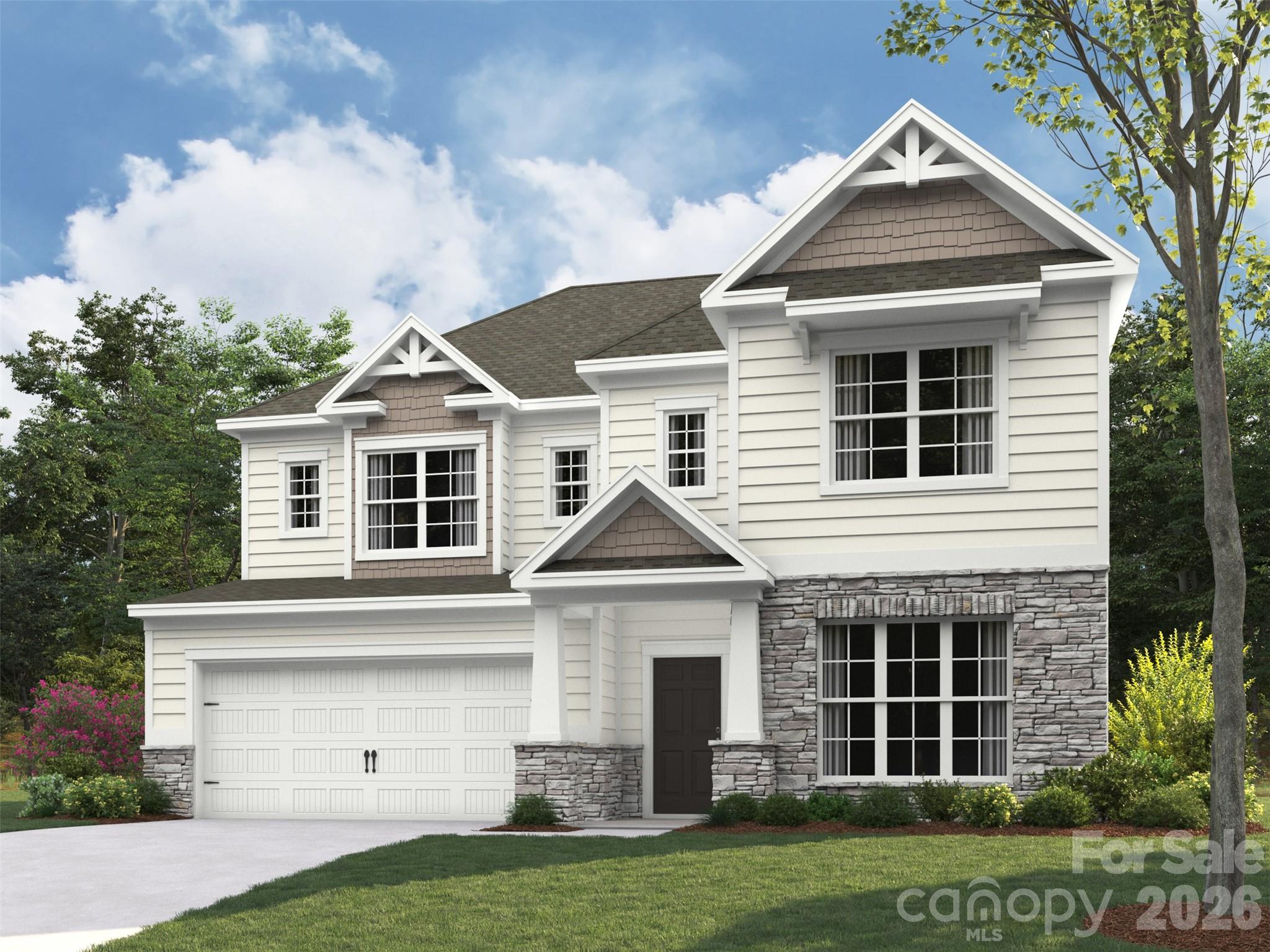 Elevation Rendering Only - 133 Howe Road, Mooresville