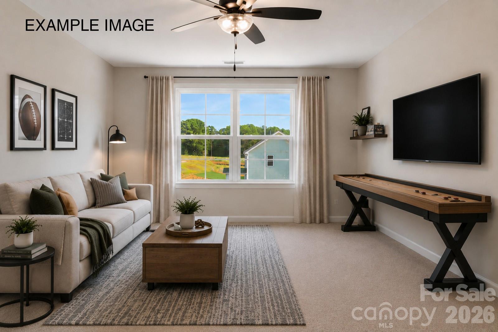 Example Photo - Rec Room *Virtually Staged* - 133 Howe Road, Mooresville