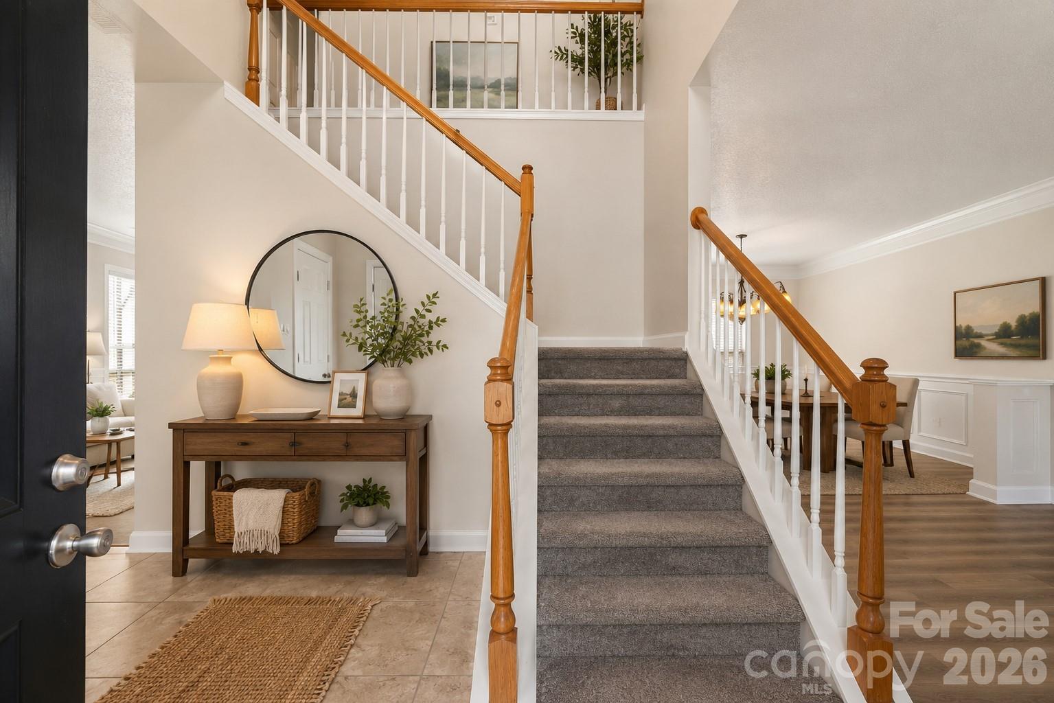 Virtually Staged. - 1916 Wilrose Place, Matthews