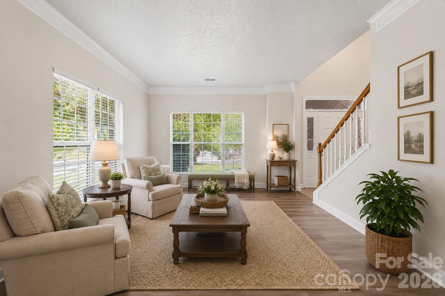 Virtually Staged. - 1916 Wilrose Place, Matthews