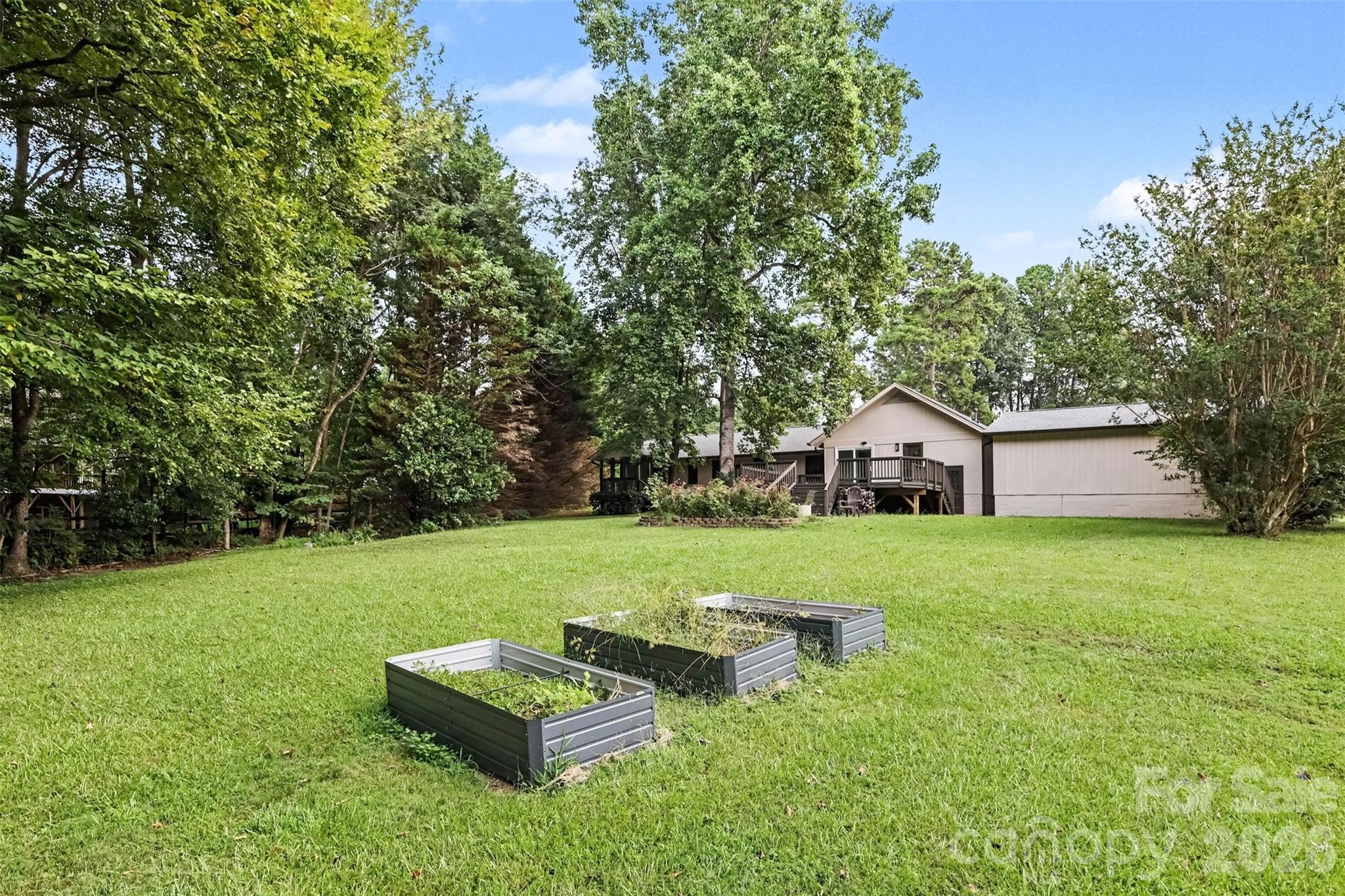 ... and backyard. - 13520 Andulusian Drive, Matthews