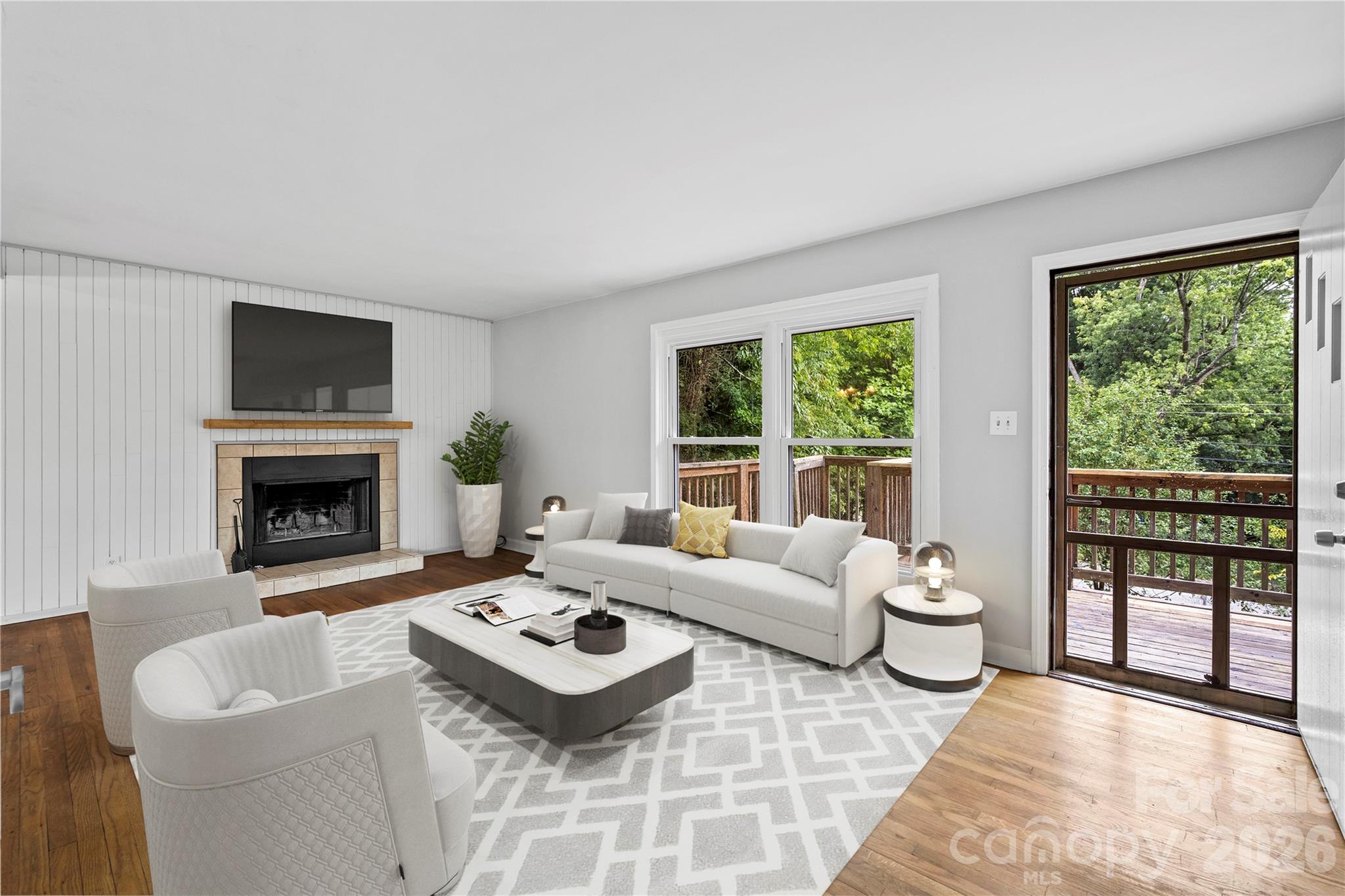 Virtually Staged - 107 Wilshire Drive, Asheville