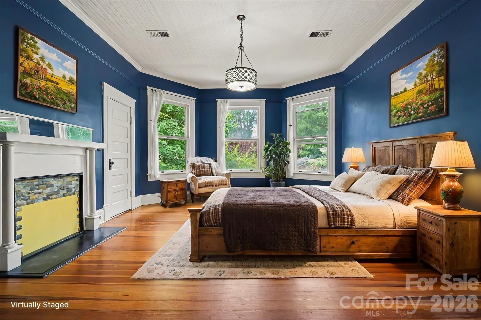 Primary BR- *Virtually Staged - 810 E Franklin Street, Monroe