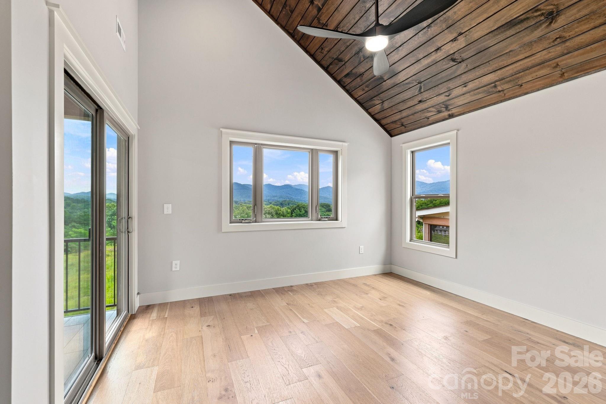 Primary Bedroom with private deck - 128 Chepstow Place, Black Mountain