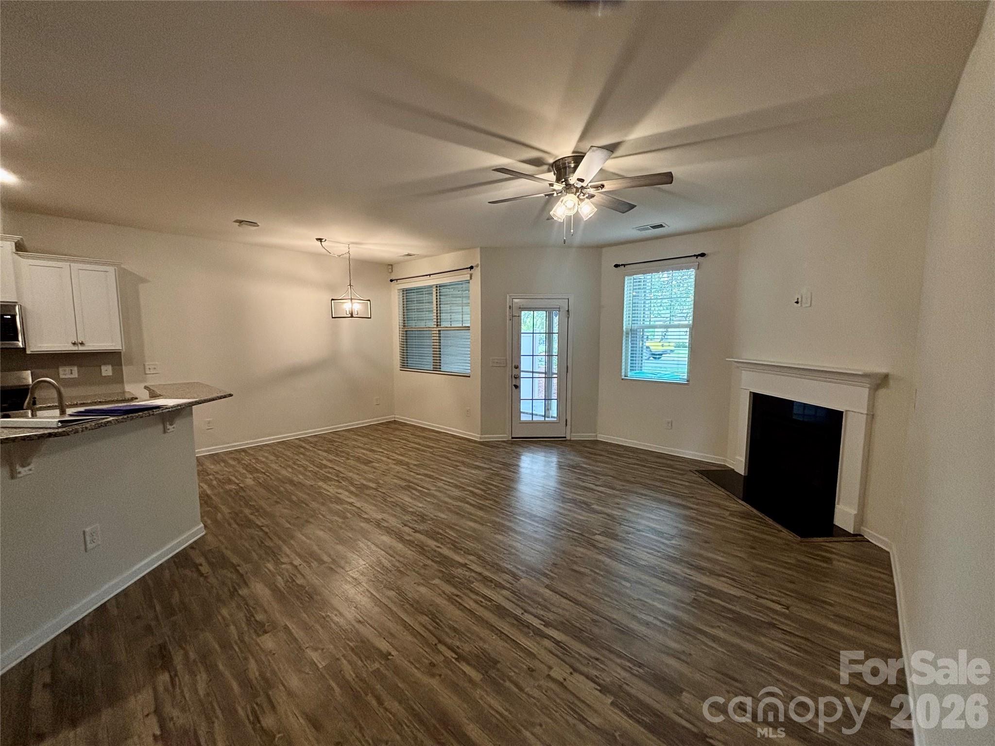 Empty Living Room - 347 Kennebel Place, Fort Mill