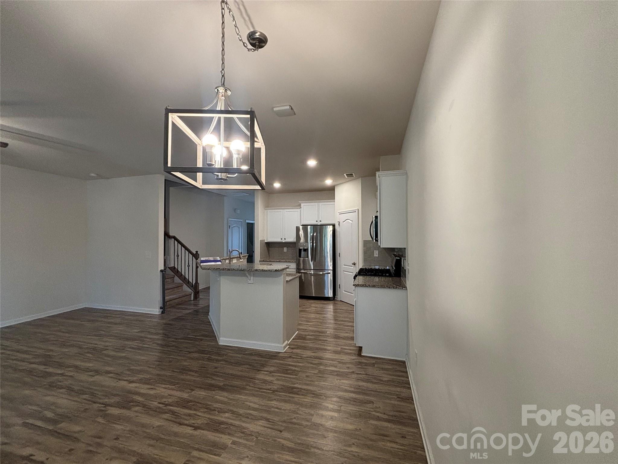Empty Kitchen and Dining - 347 Kennebel Place, Fort Mill