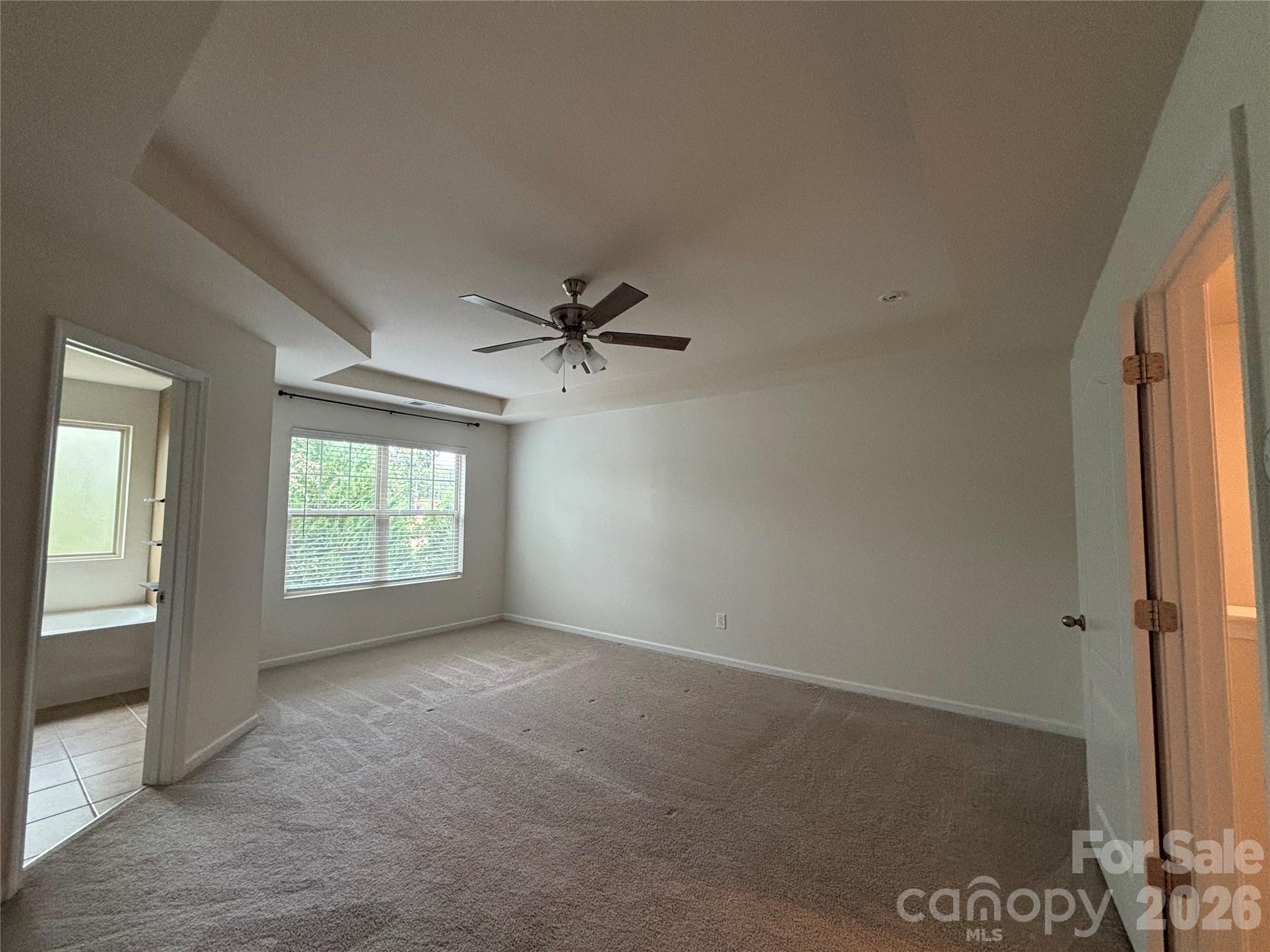 Empty Primary Bedroom - 347 Kennebel Place, Fort Mill