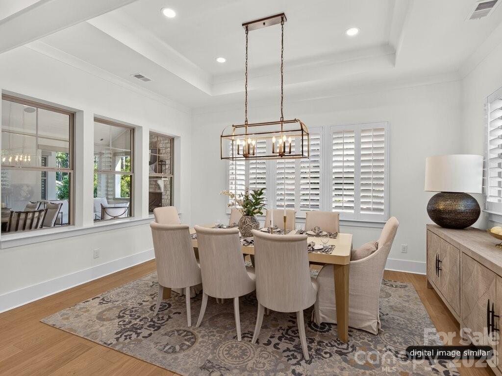 Formal Dining Room - 128 Willow View Loop, Davidson