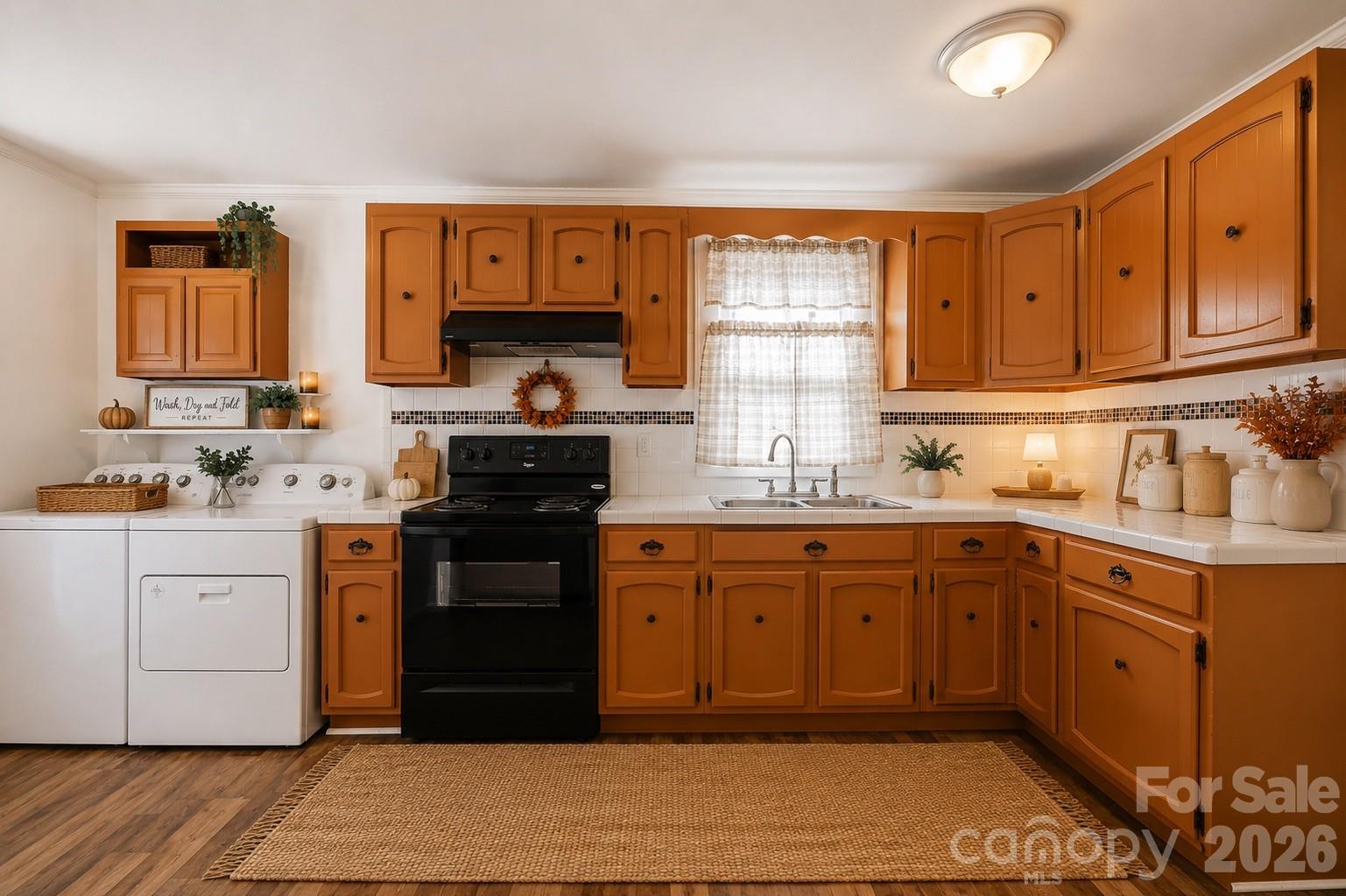 Kitchen & Laundry - Virtually Staged - 714 Parker Street, Albemarle