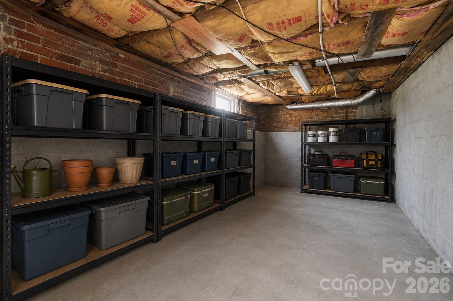 Basement - Virtually Staged - 714 Parker Street, Albemarle