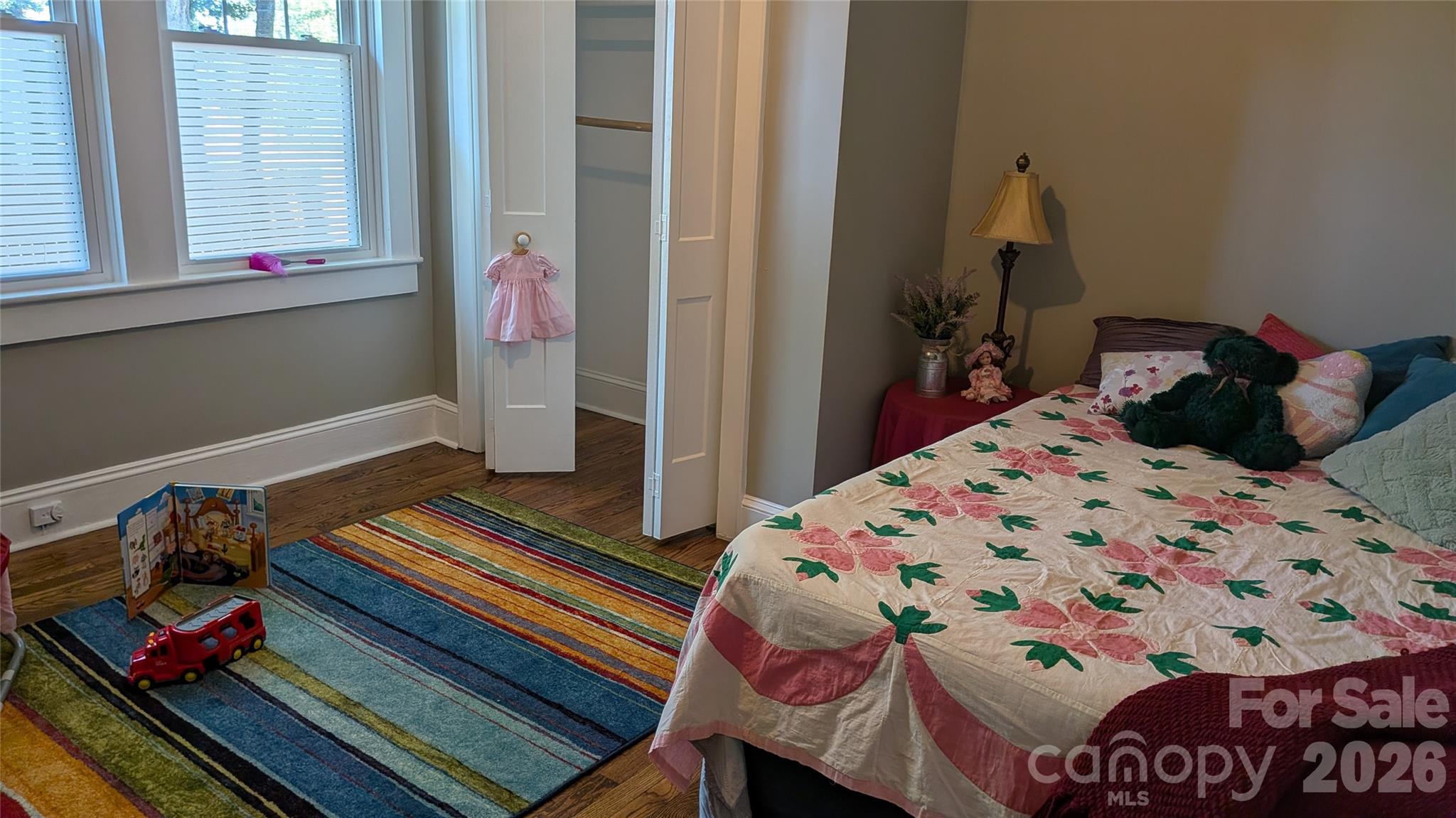 Bedroom two w/actual staging. - 933 W Warren Street, Shelby