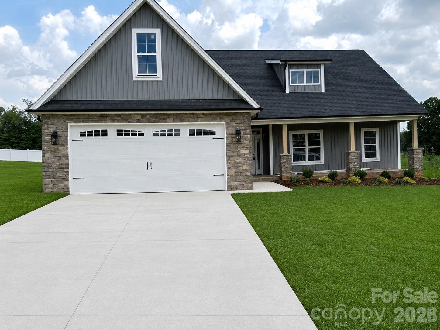 Grass has been modified to show freshly seeded potential - 155 Southern Oaks Lane, Salisbury