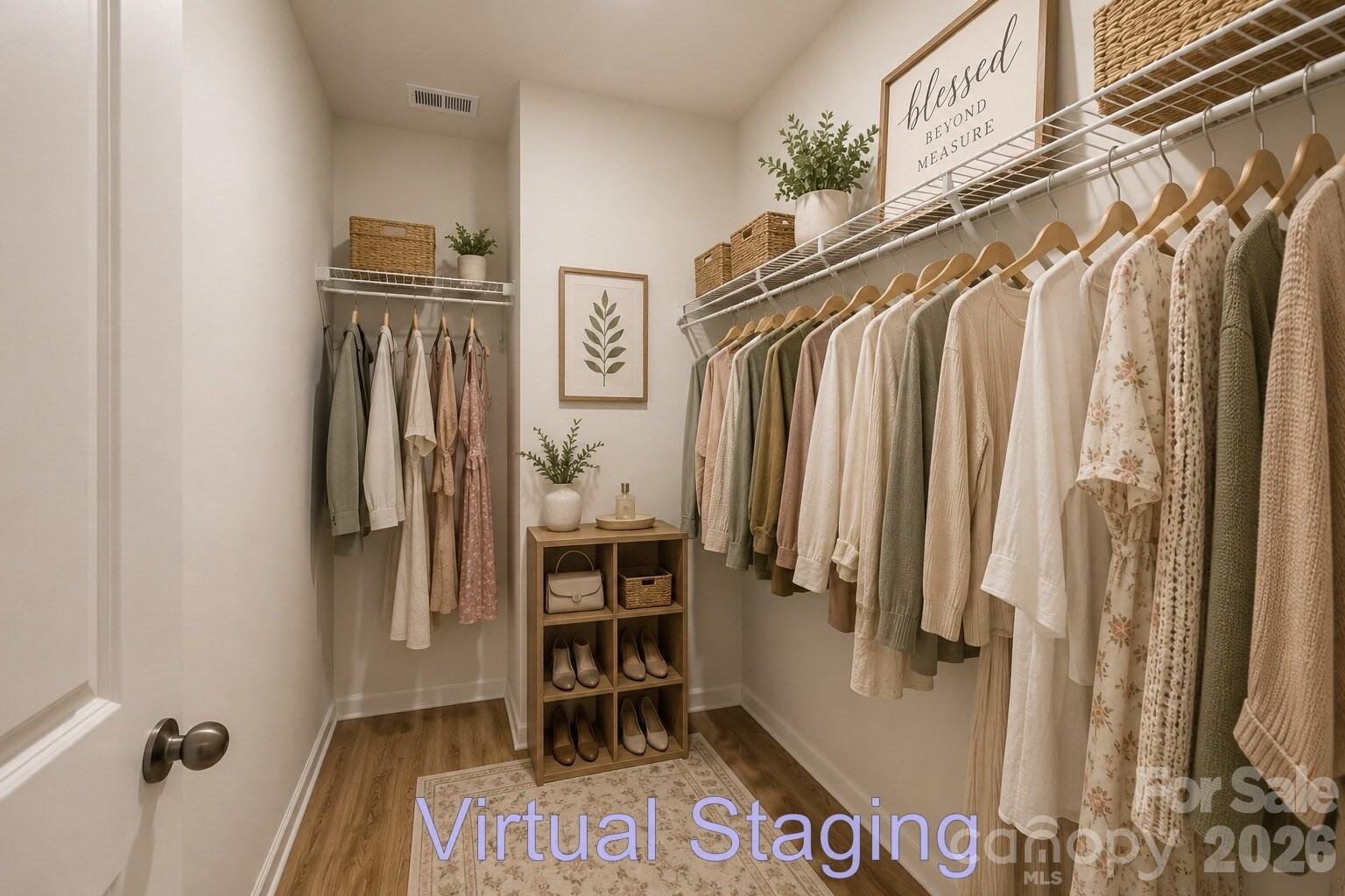 Primary Closet - 178 E Panther Creek Road, Troutman