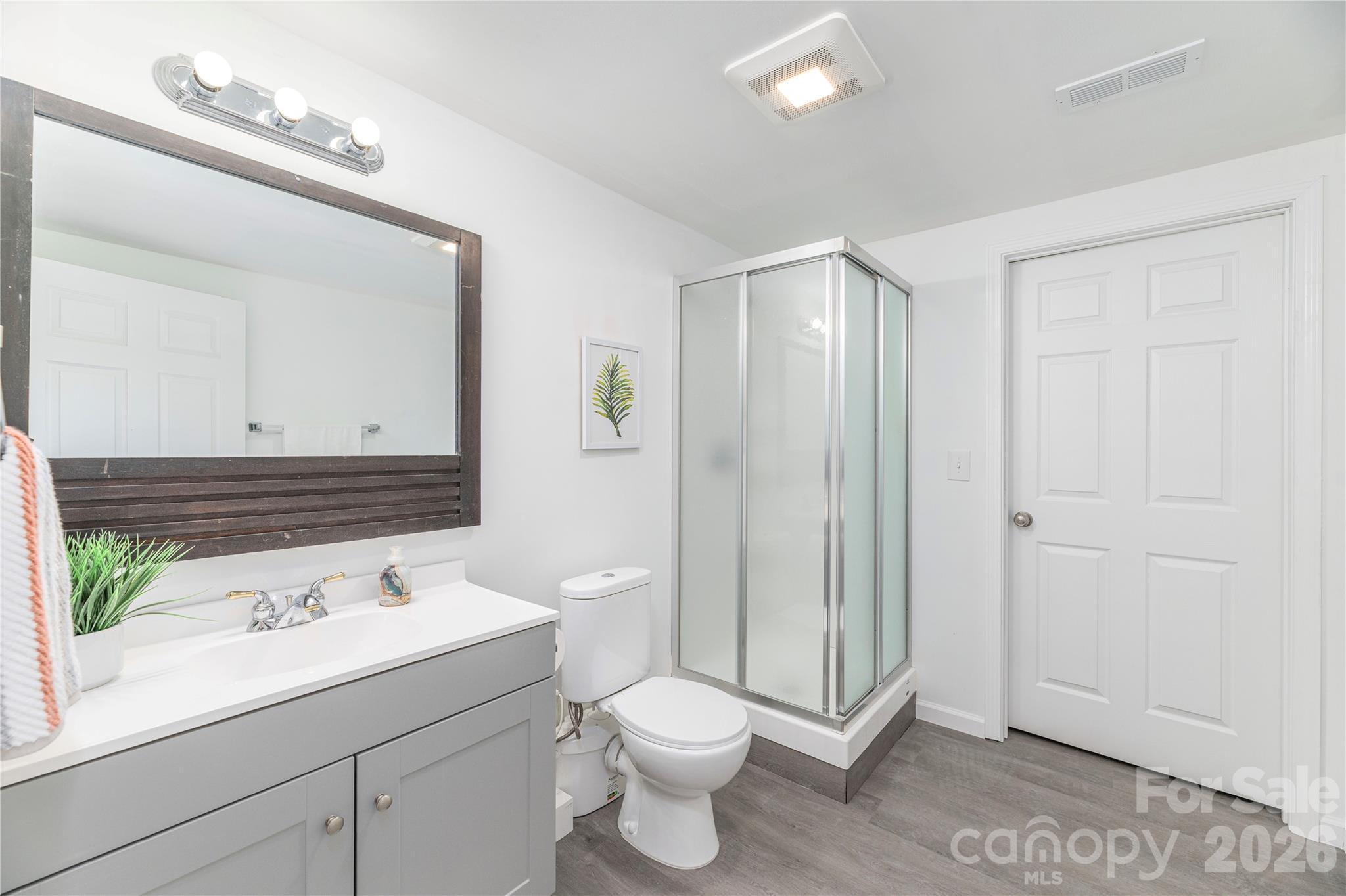 Lower level Full Bathroom with Closet - 5 Declan Drive, Weaverville