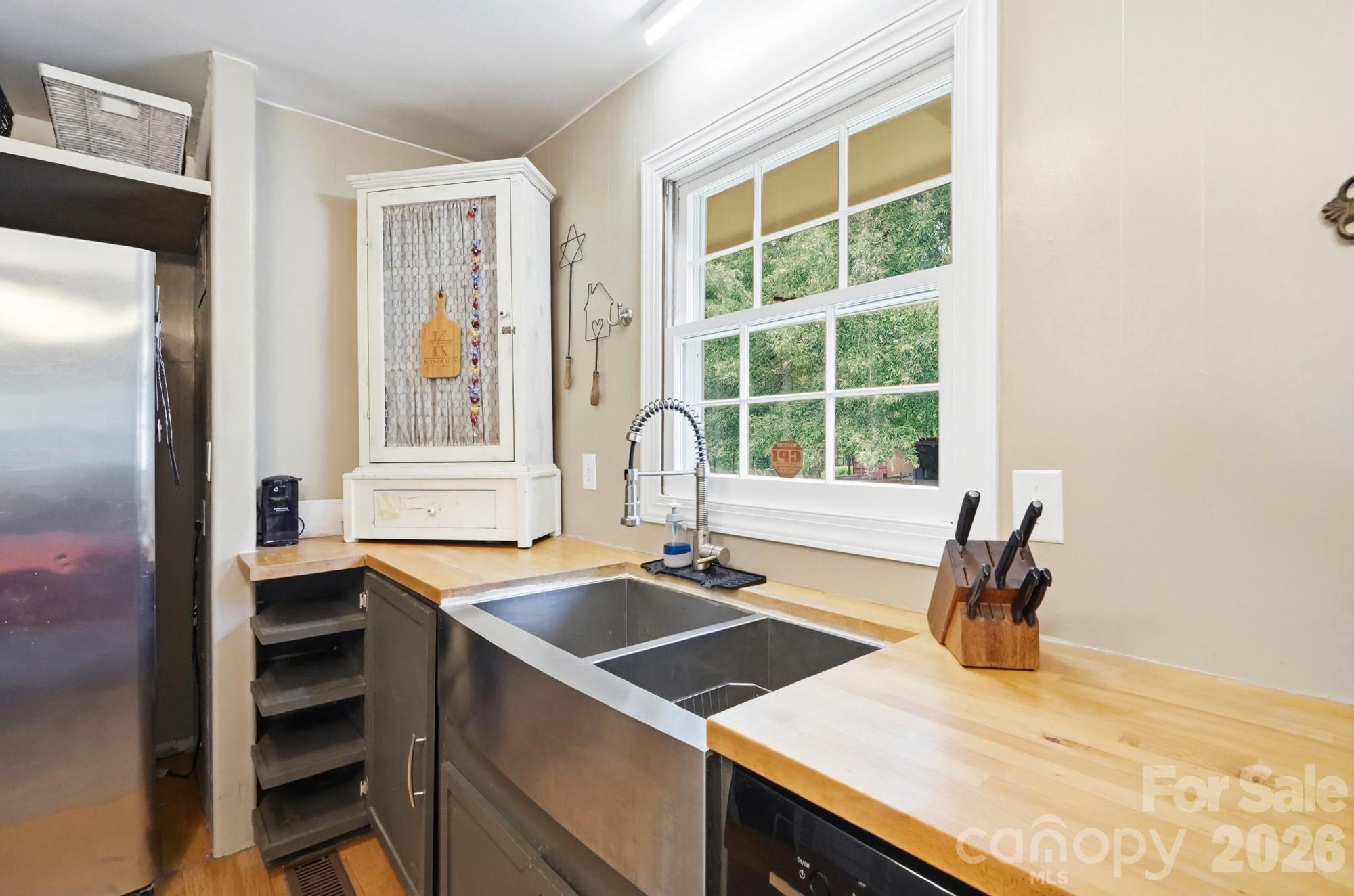 Apron front sink - 205 Airport Road, Monroe