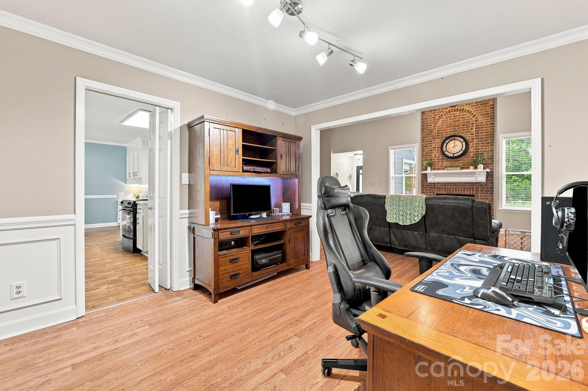 Home Office Conveniently Located off the Main Living Area - 106 Webbed Foot Road, Mooresville