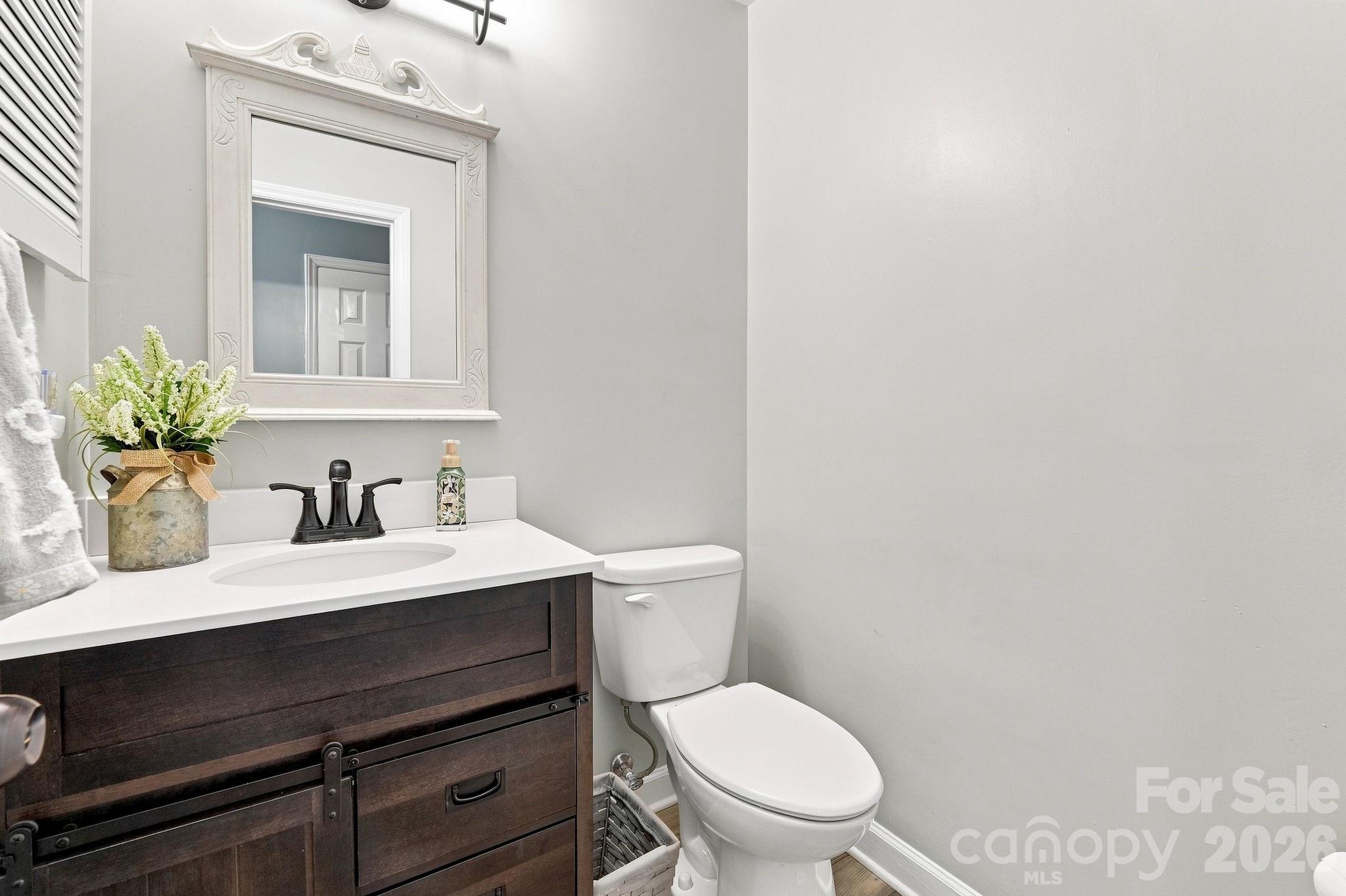 Convenient Half Bathroom - 106 Webbed Foot Road, Mooresville