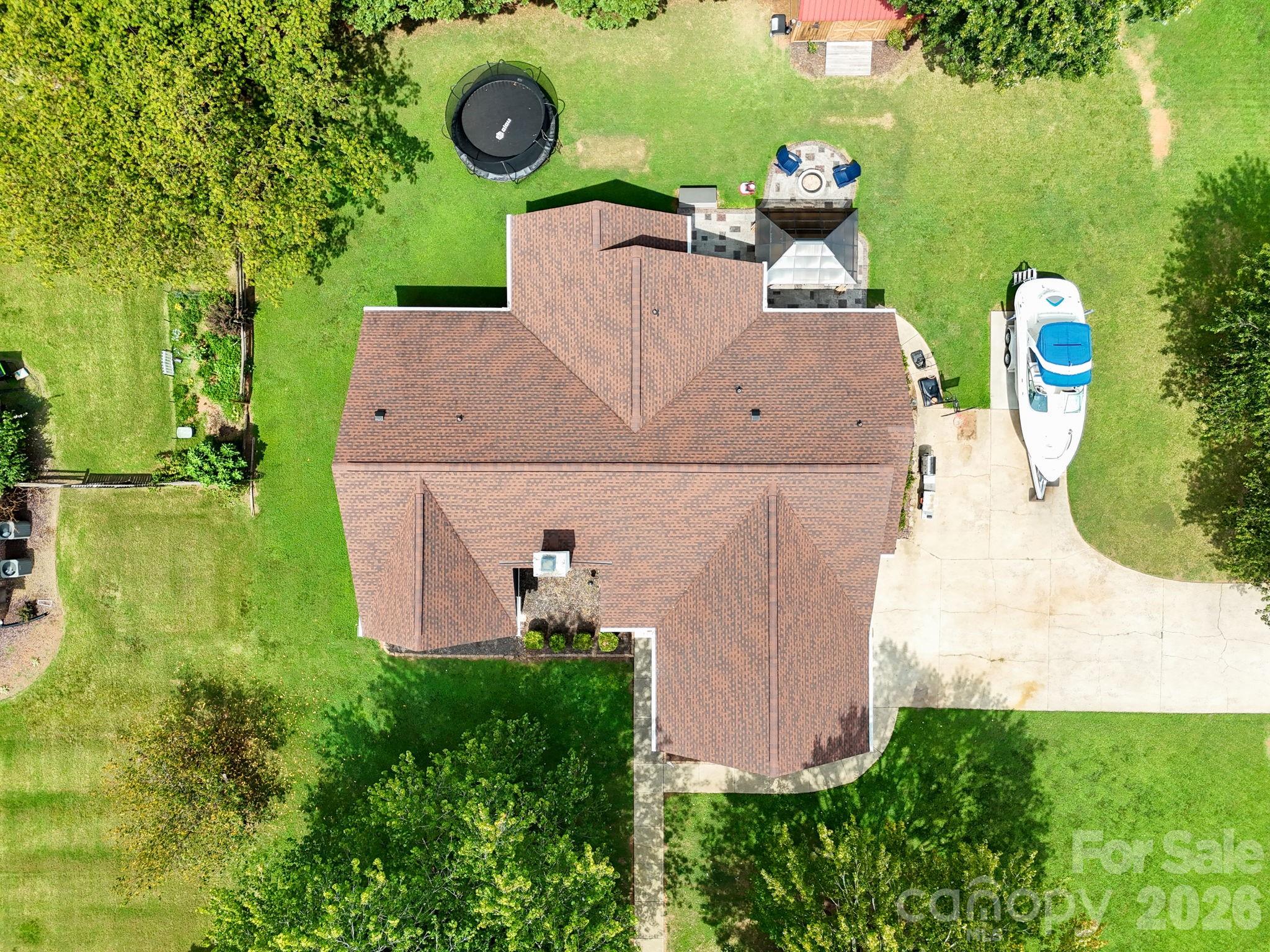 Aerial Property View - 106 Webbed Foot Road, Mooresville