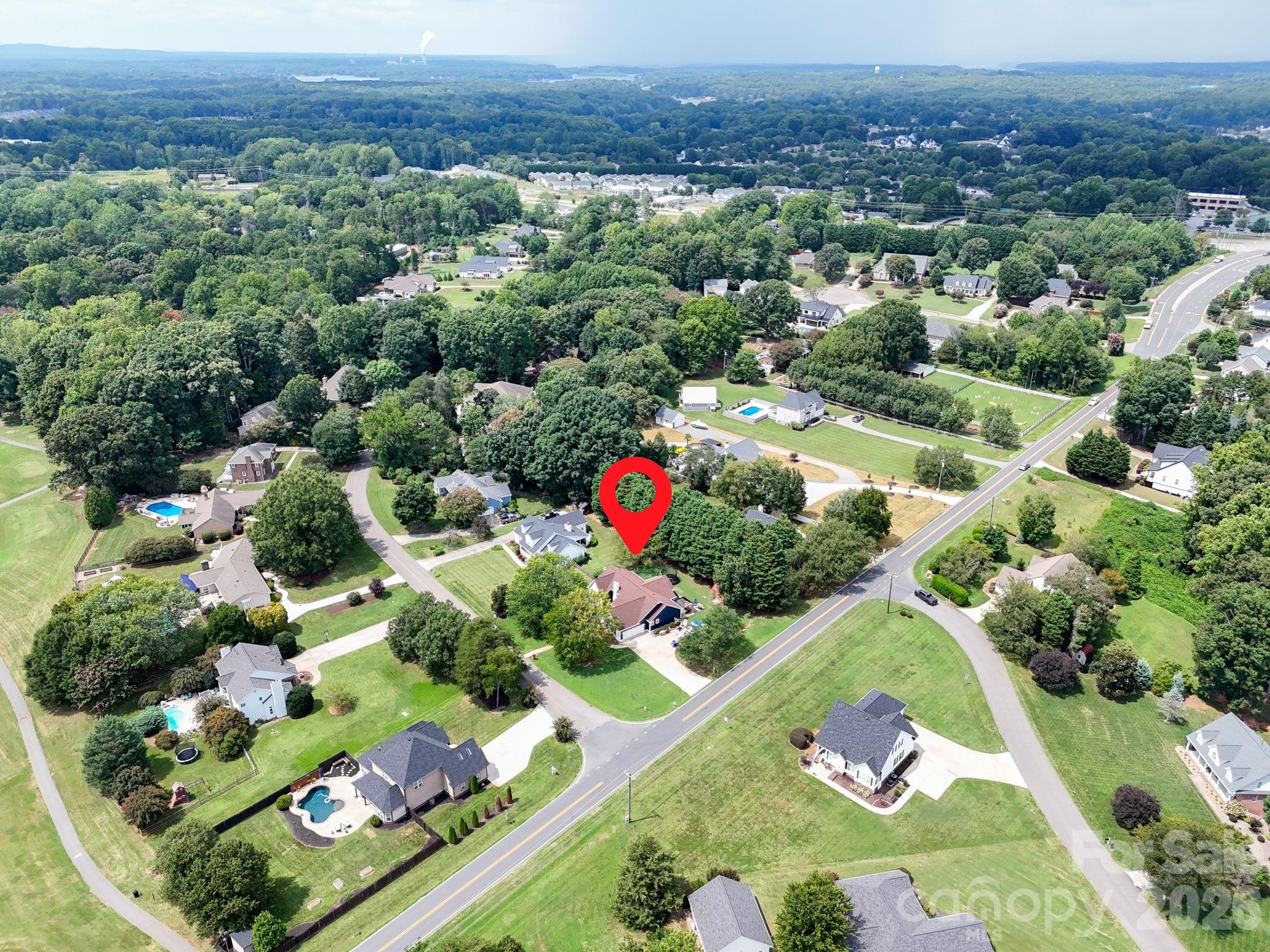 Aerial View – Established Mallard Head Area - 106 Webbed Foot Road, Mooresville