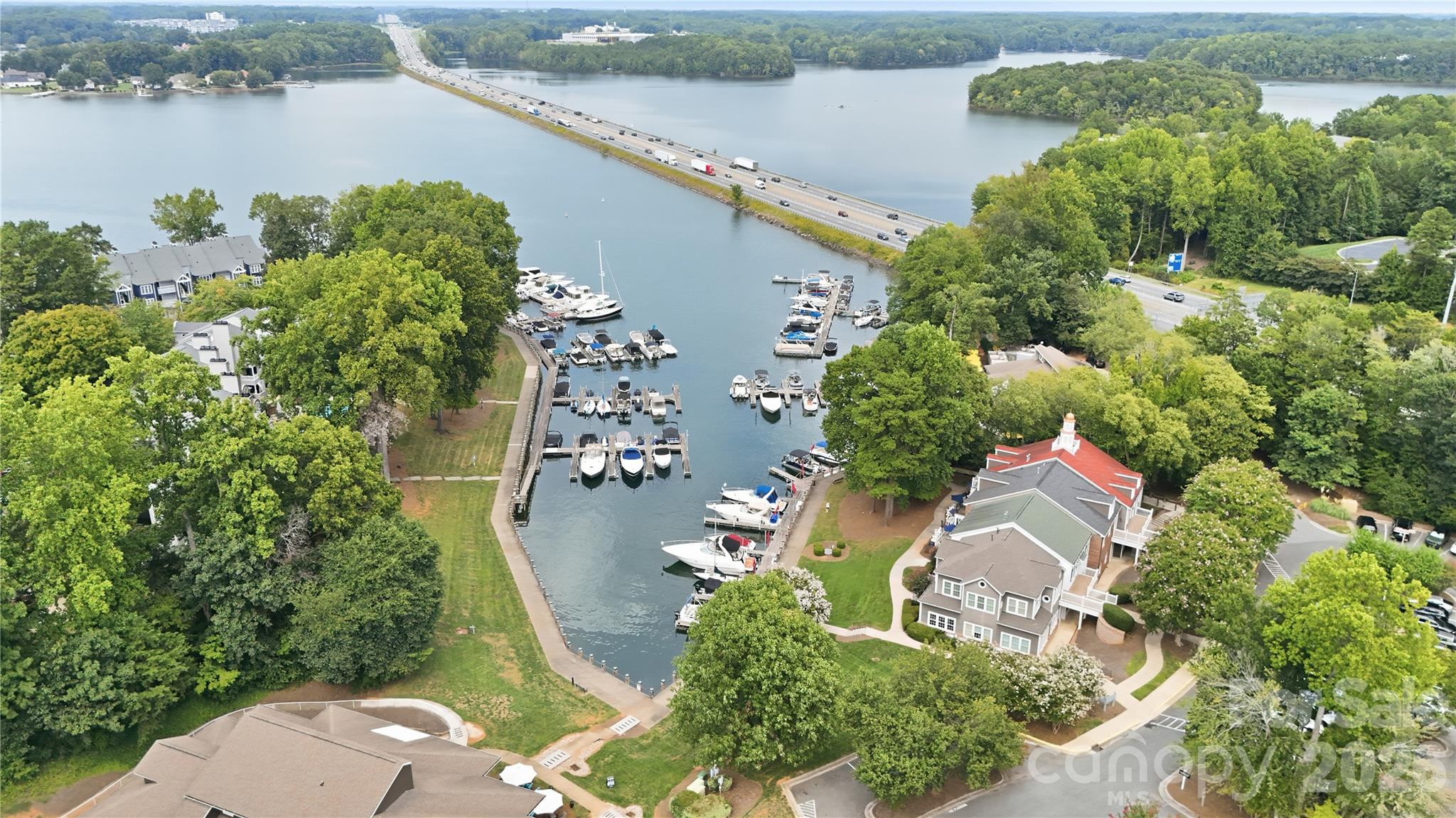 Community dock offers a welcoming place along the waterfront. - 932 Southwest Drive, Davidson