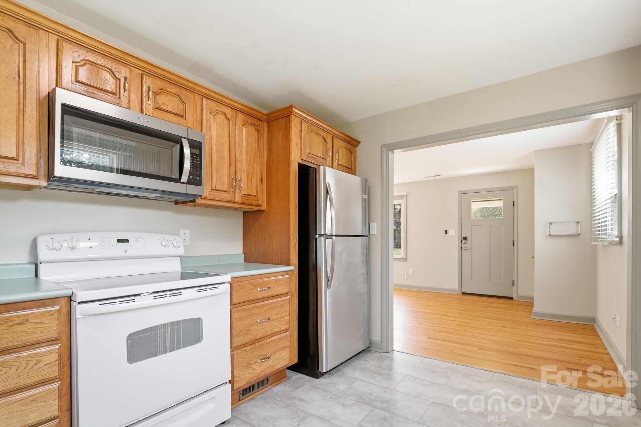 Upper unit kitchen - 77 Trotter Place, Asheville