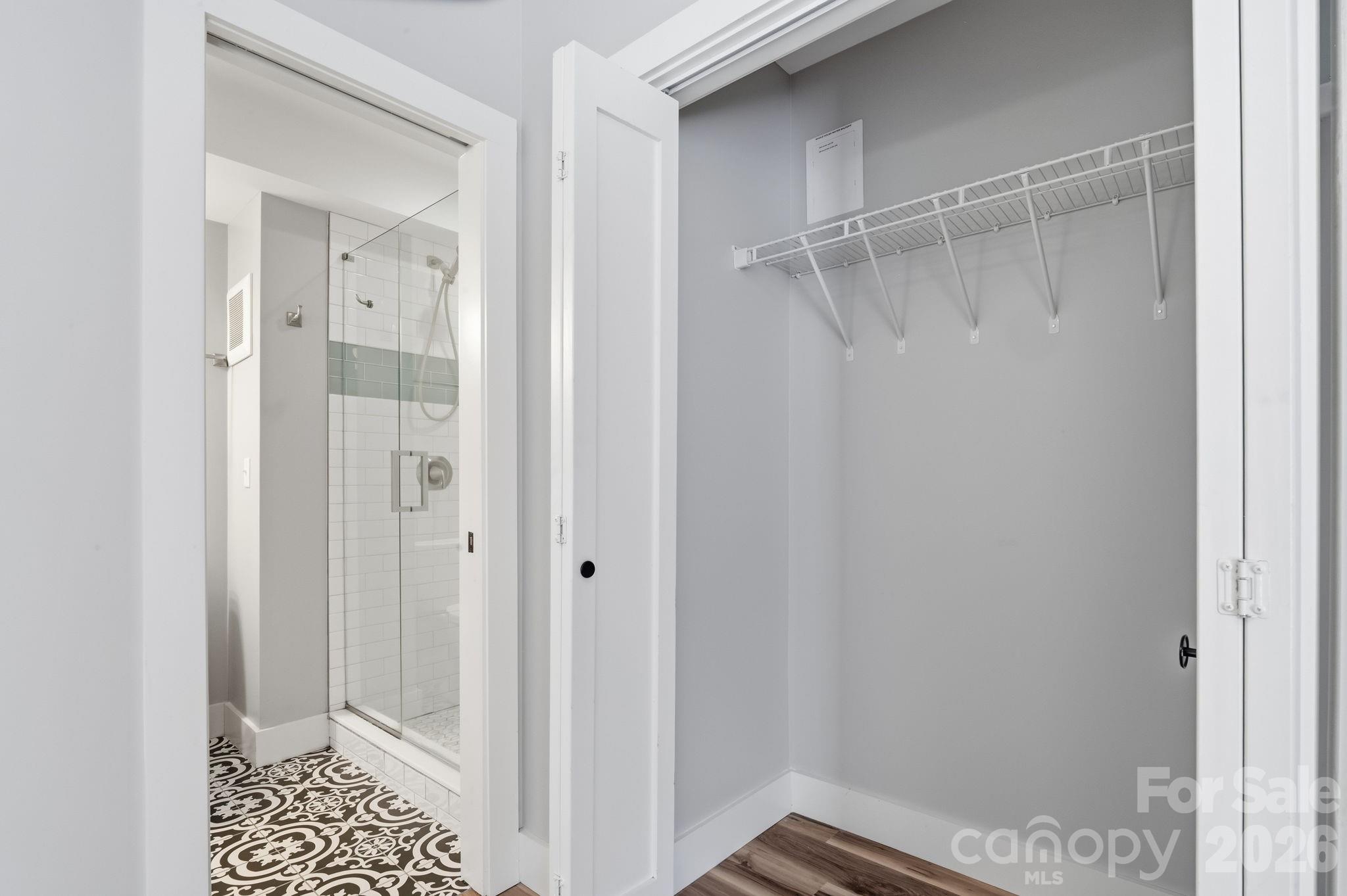 Primary closet - 77 Trotter Place, Asheville