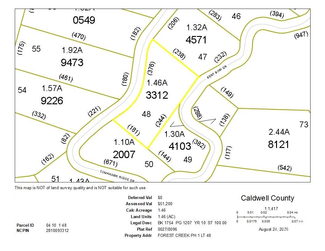 Lot at 1.46 acres, Lot 48 Tomahawk Ridge Drive, Lenoir, photo 23 of 28