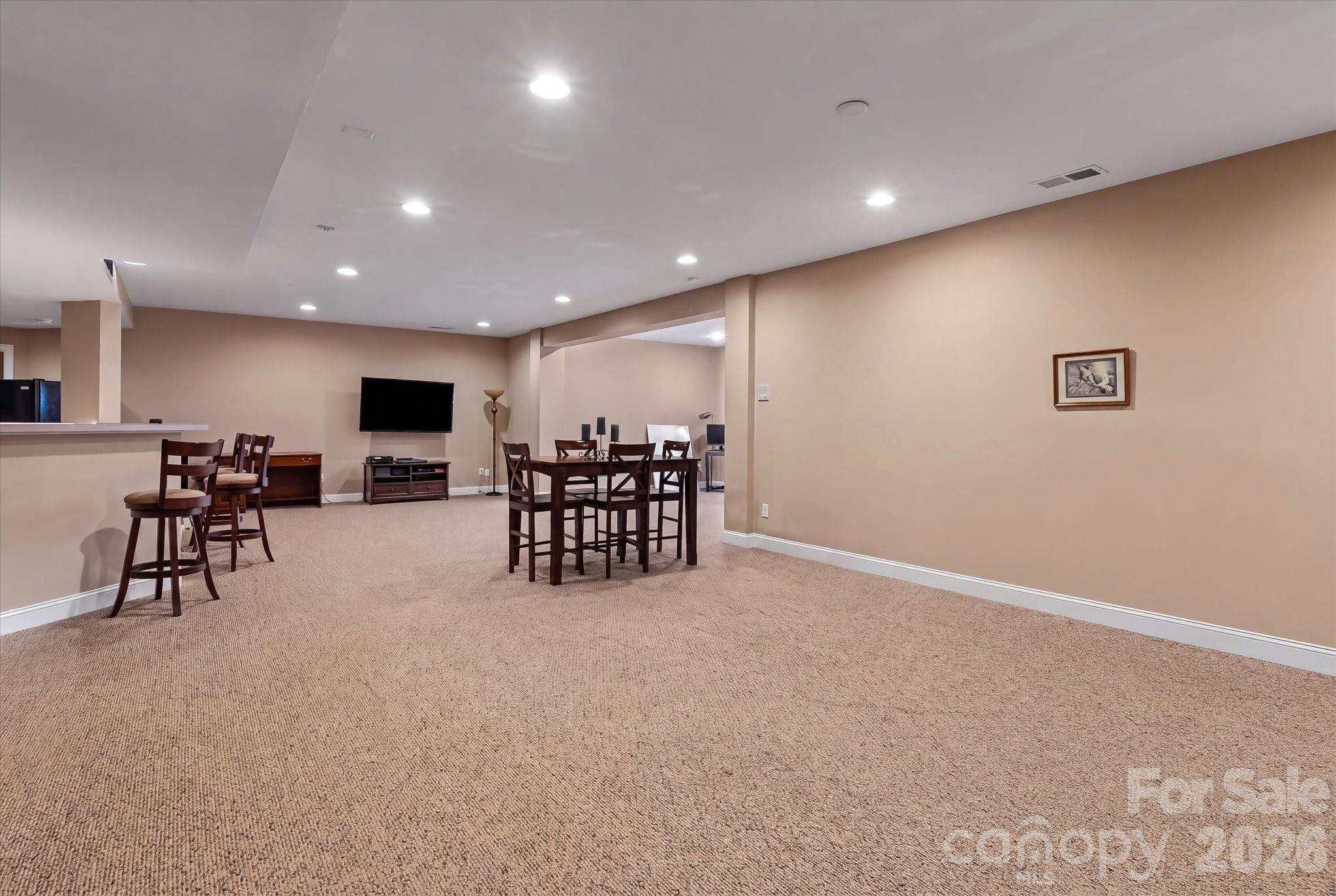 Basement Living Area - 309 Stonewater Bay Lane, Mount Holly