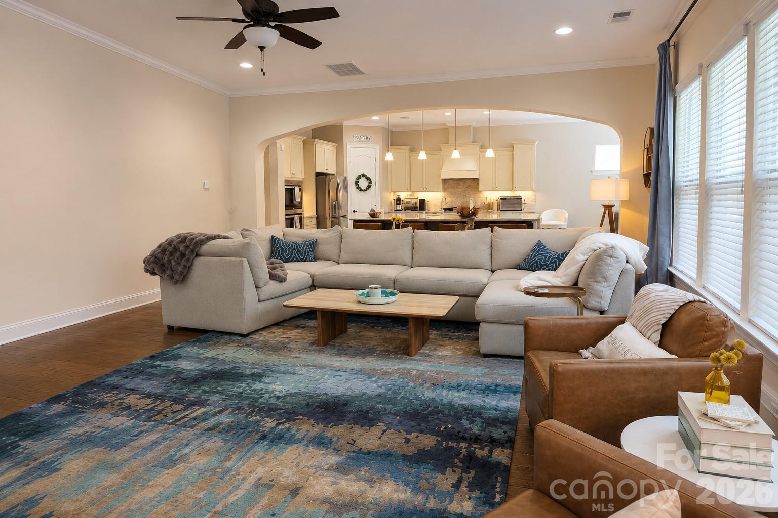 Living area (AI-edited image) - 1402 Smoketree Court, Waxhaw