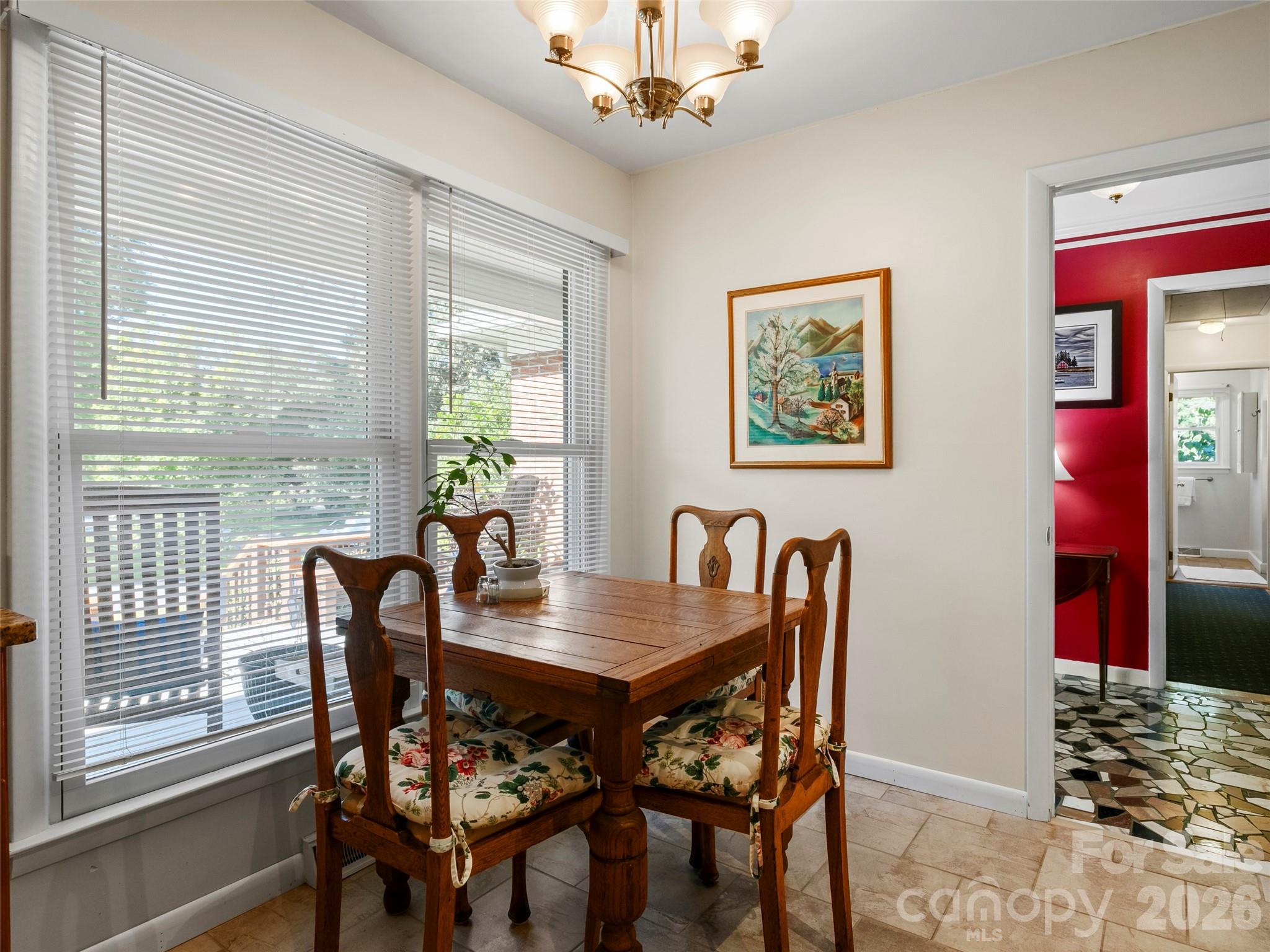 Eat-in kitchen space - 101 Castlerock Drive, Asheville