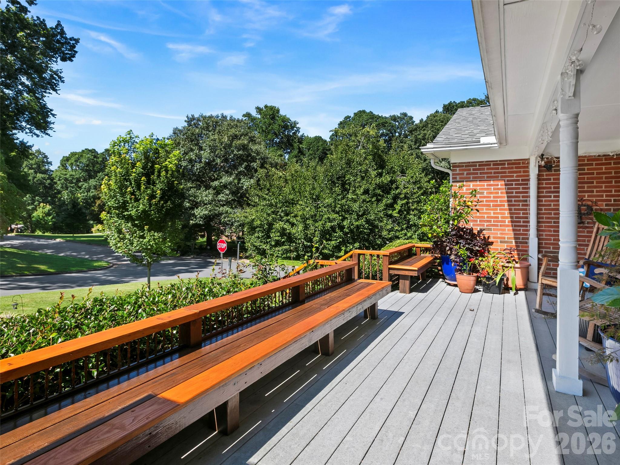 Front porch - 101 Castlerock Drive, Asheville