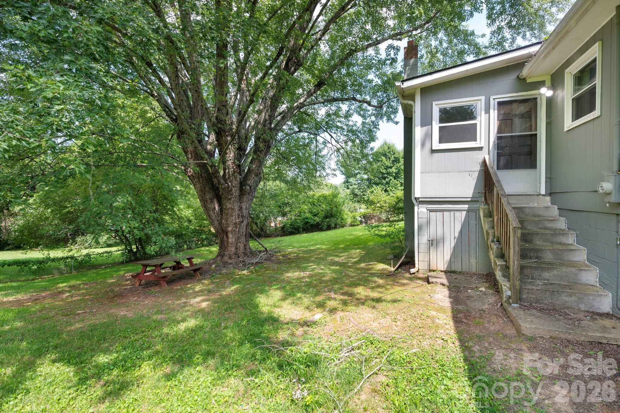 Mudroom access to back yard - 483 Caribou Road, Asheville