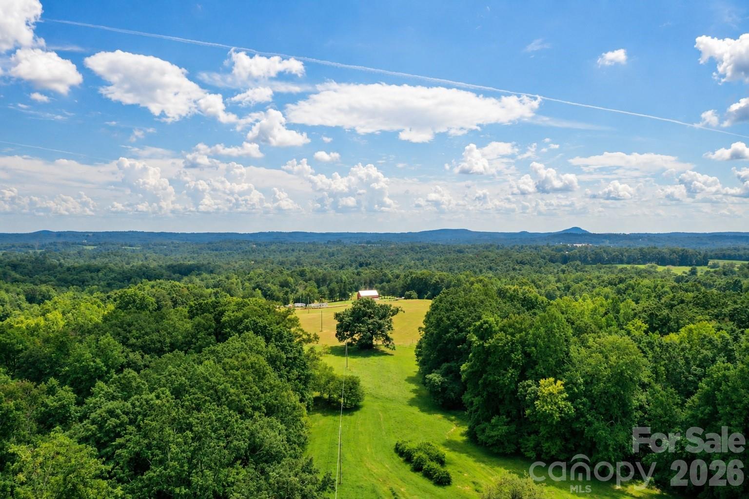 Aerial of property - 8031 George Hildebran School Road, Connelly Springs
