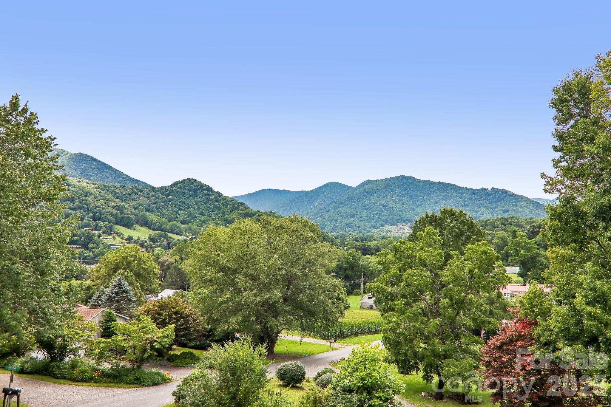 Beautiful mountain views from the deck! - 169 Highview Drive, Maggie Valley