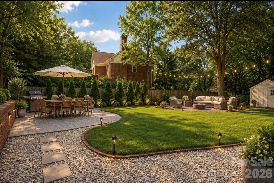 virtually staged - 104 Southern Cross Lane, Matthews