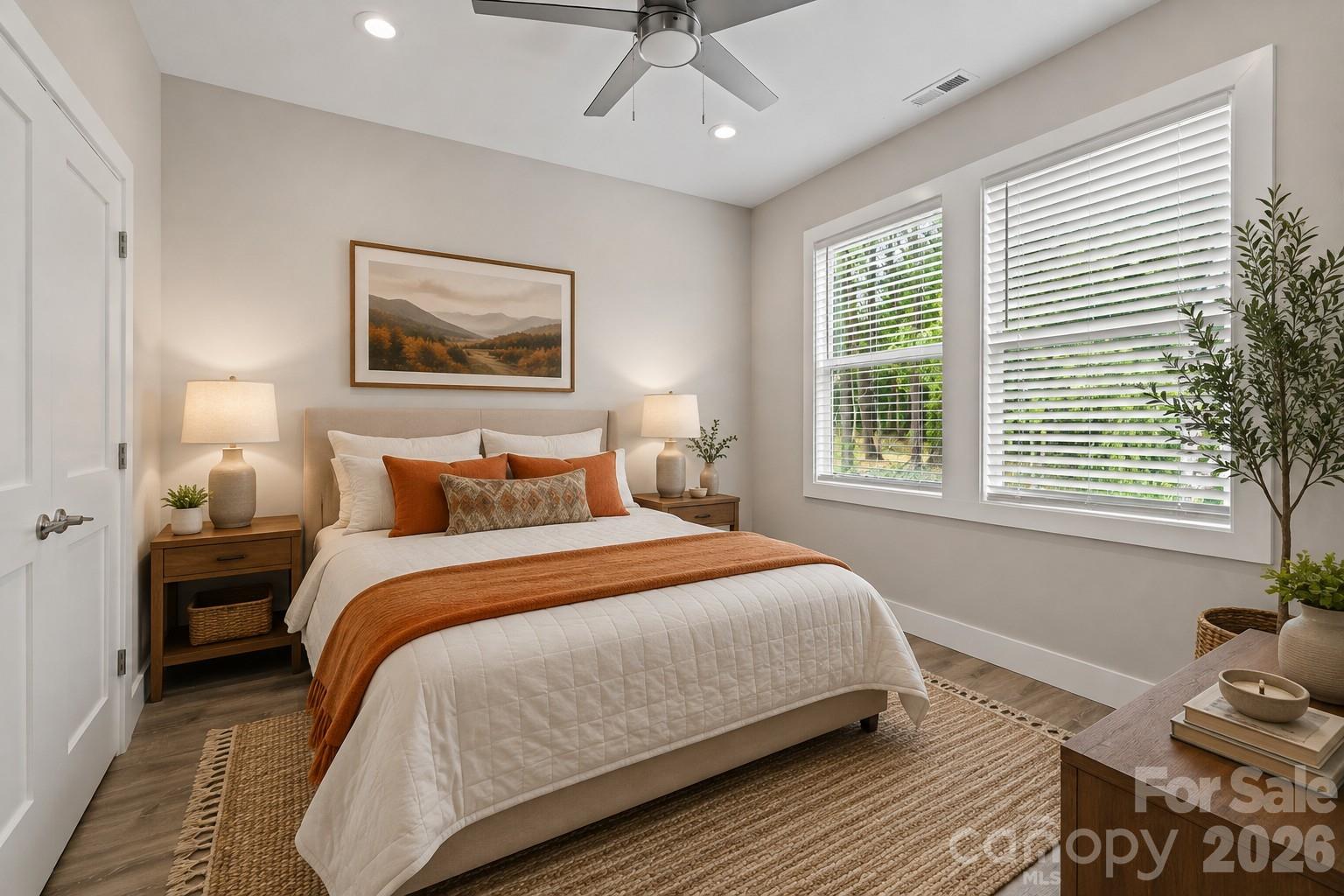 Bedroom 2 Unit A - 128 Rock Hill Road, Asheville