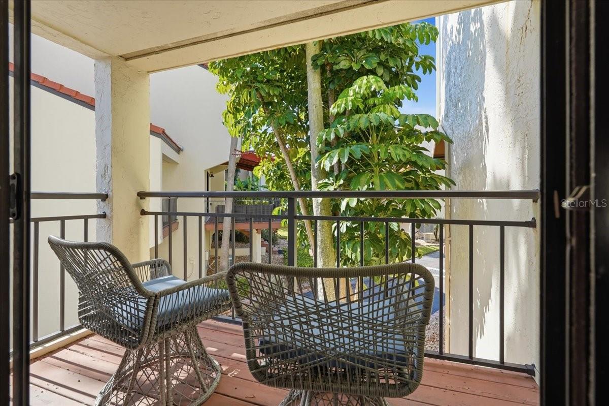 1st level 3rd Bedroom Private Balcony - 240 WINDWARD PSGE #702, CLEARWATER