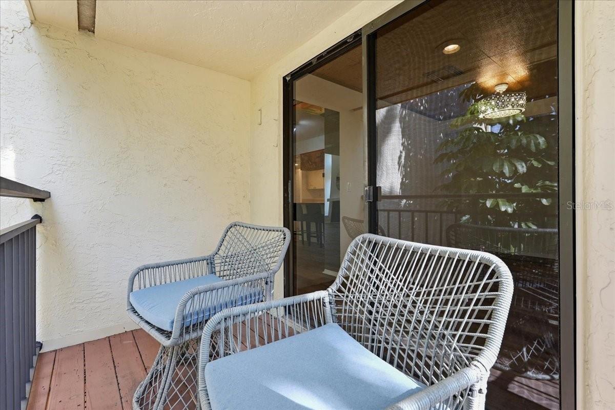 1st level 3rd Bedroom Private Balcony - 240 WINDWARD PSGE #702, CLEARWATER