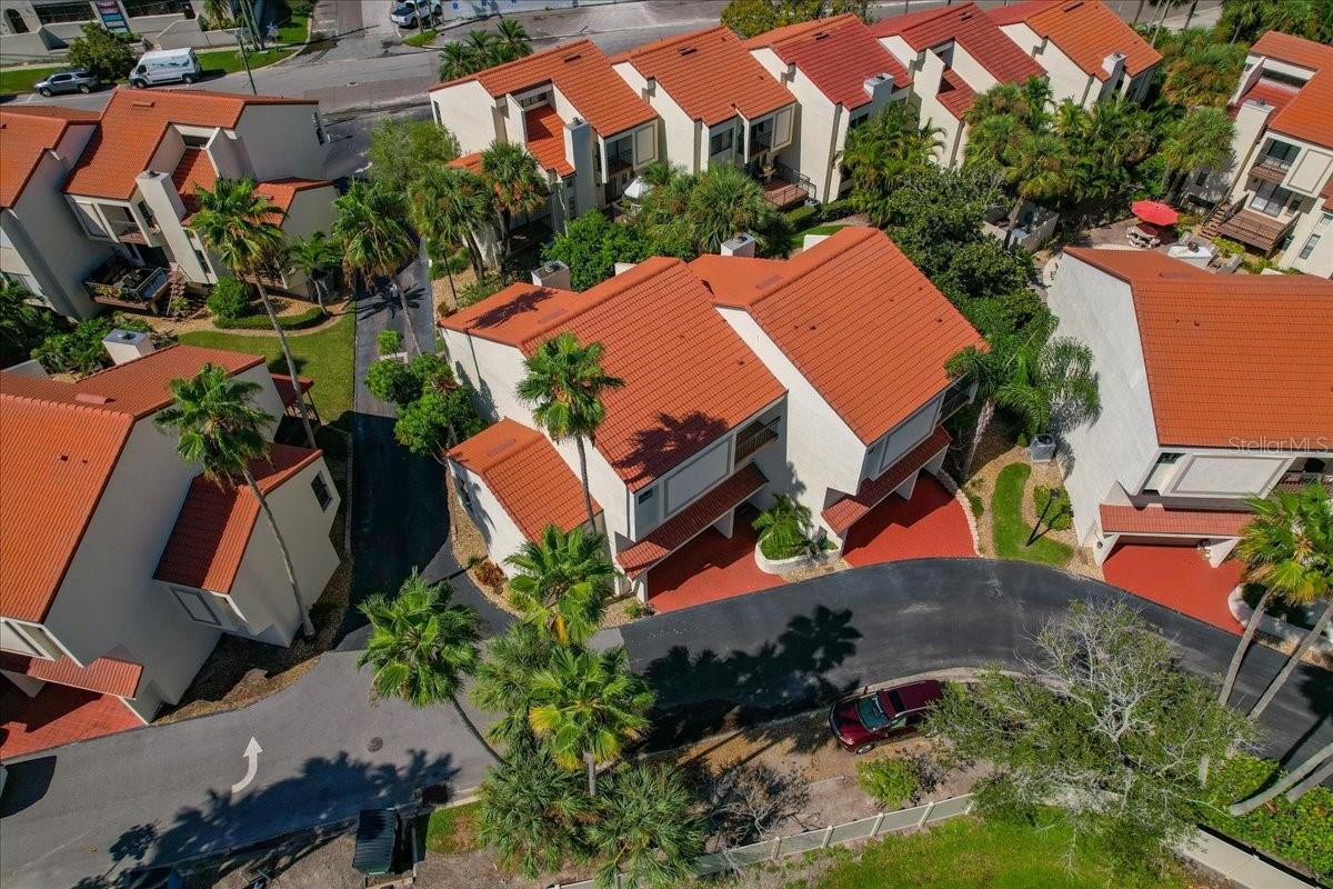 Aerial View (center) - 240 WINDWARD PSGE #702, CLEARWATER