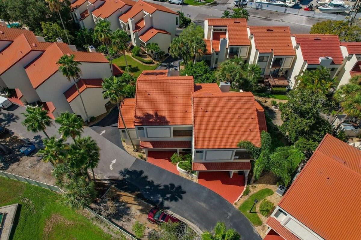 Aerial View (center) - 240 WINDWARD PSGE #702, CLEARWATER