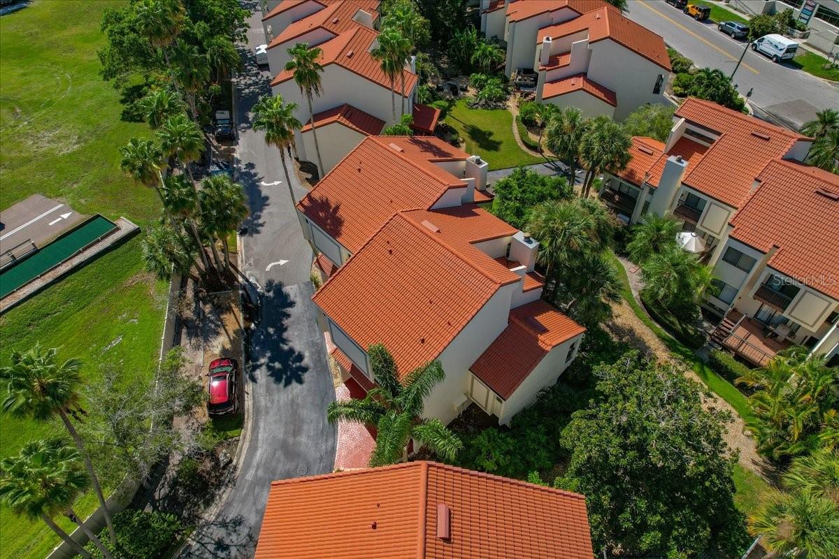 Aerial View (center) - 240 WINDWARD PSGE #702, CLEARWATER