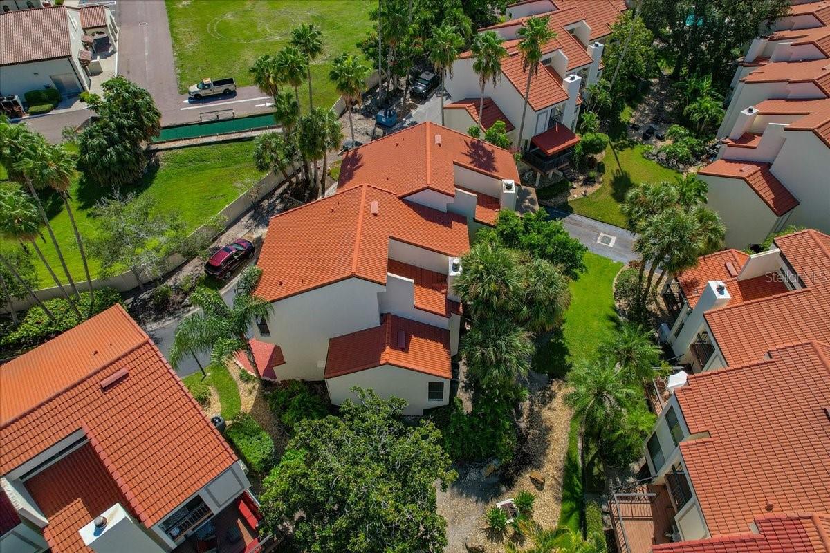 Aerial View (top center) - 240 WINDWARD PSGE #702, CLEARWATER