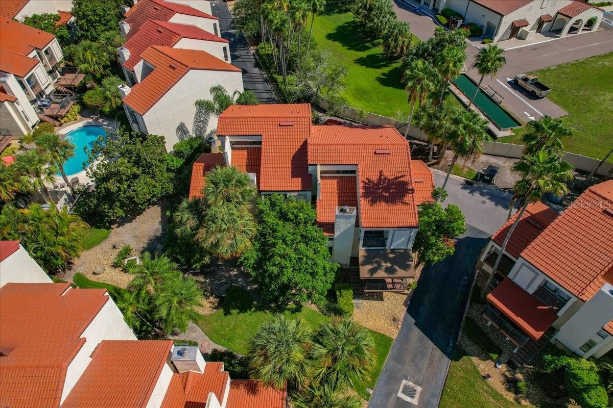 Aerial View (center) - 240 WINDWARD PSGE #702, CLEARWATER