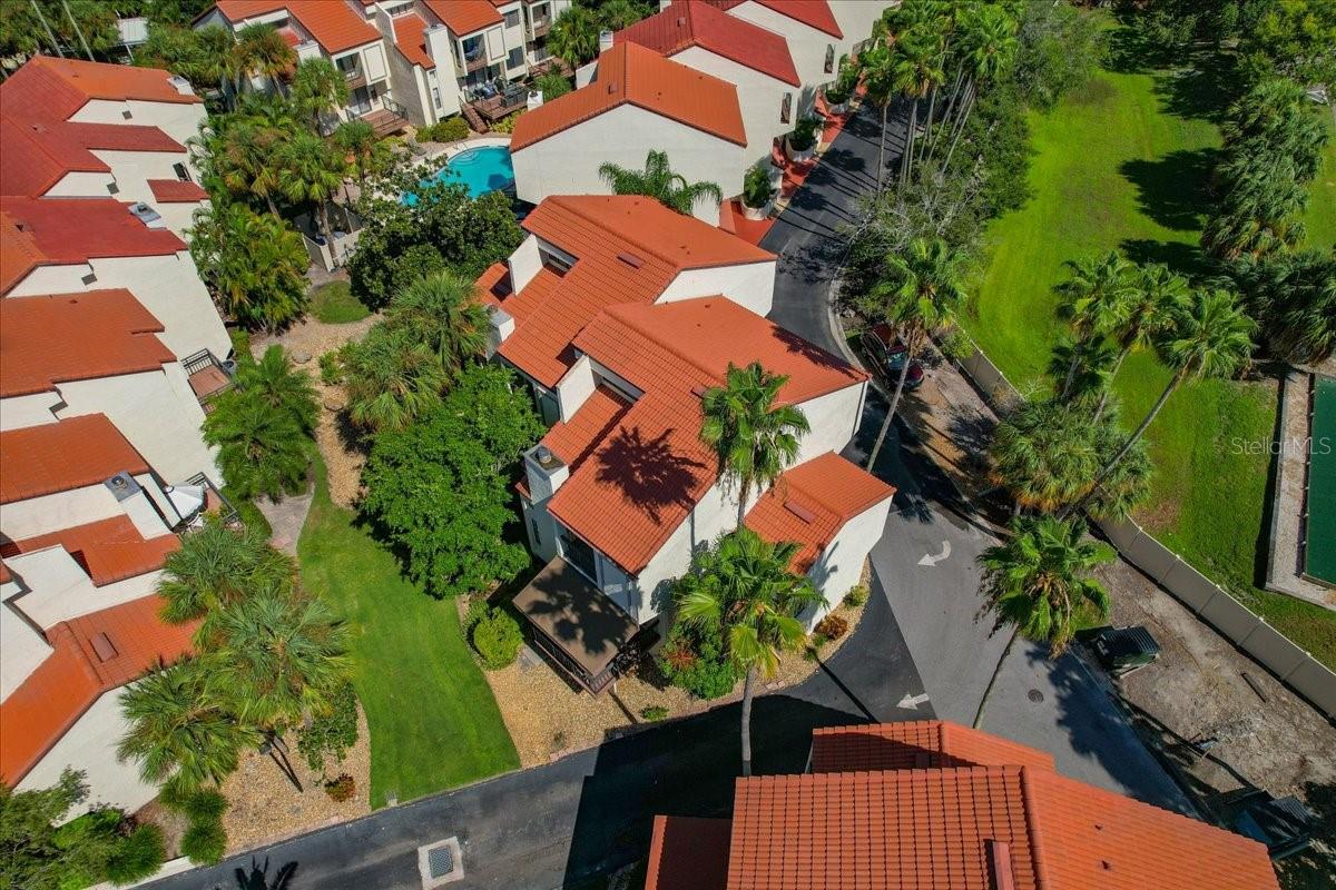 Aerial View (center) - 240 WINDWARD PSGE #702, CLEARWATER
