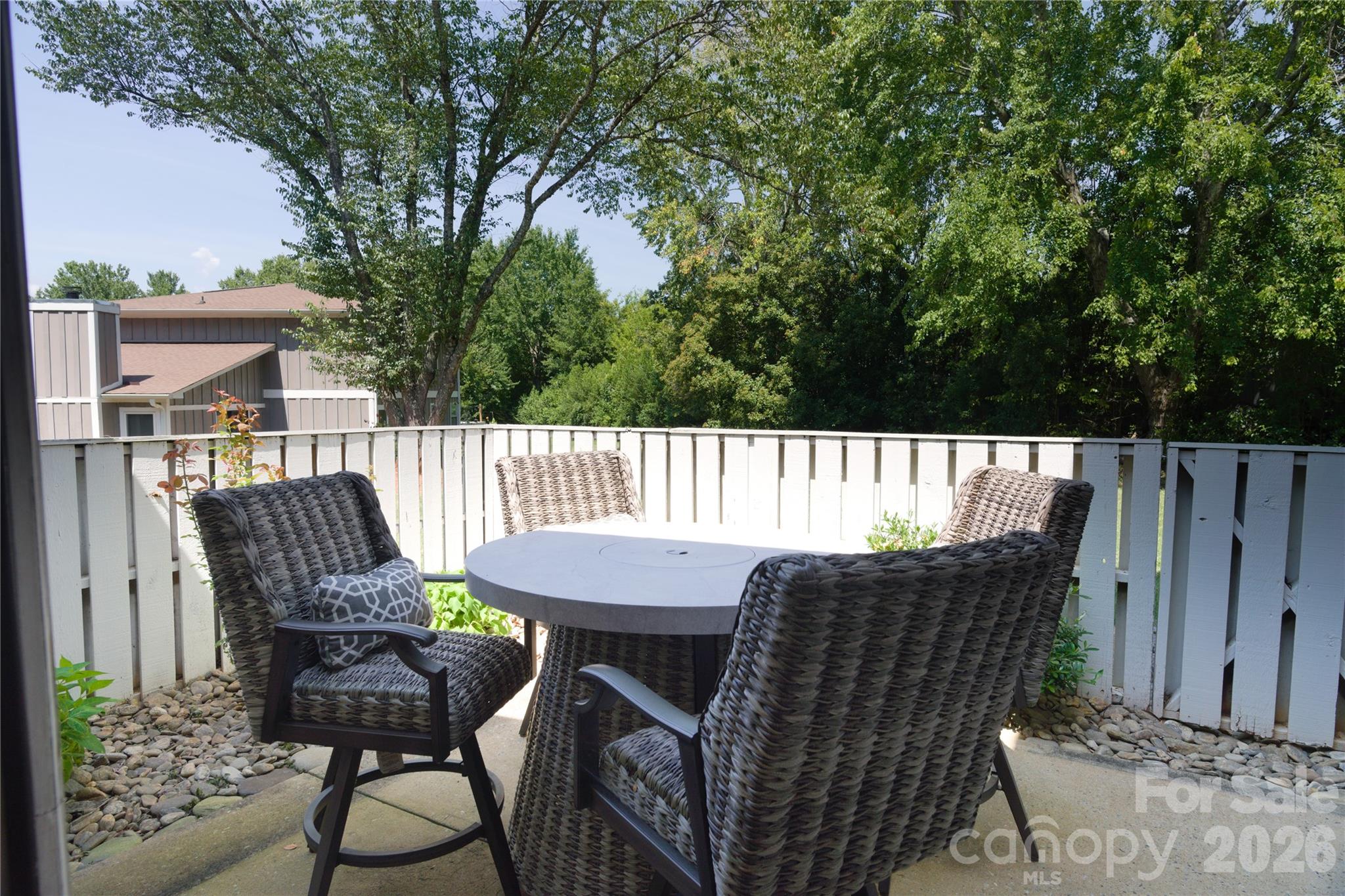 private back area - 7615 Woods Lane, Cornelius