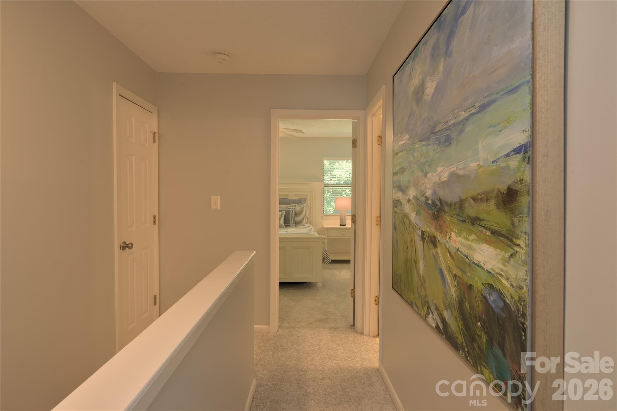 upstairs hallway - 7615 Woods Lane, Cornelius