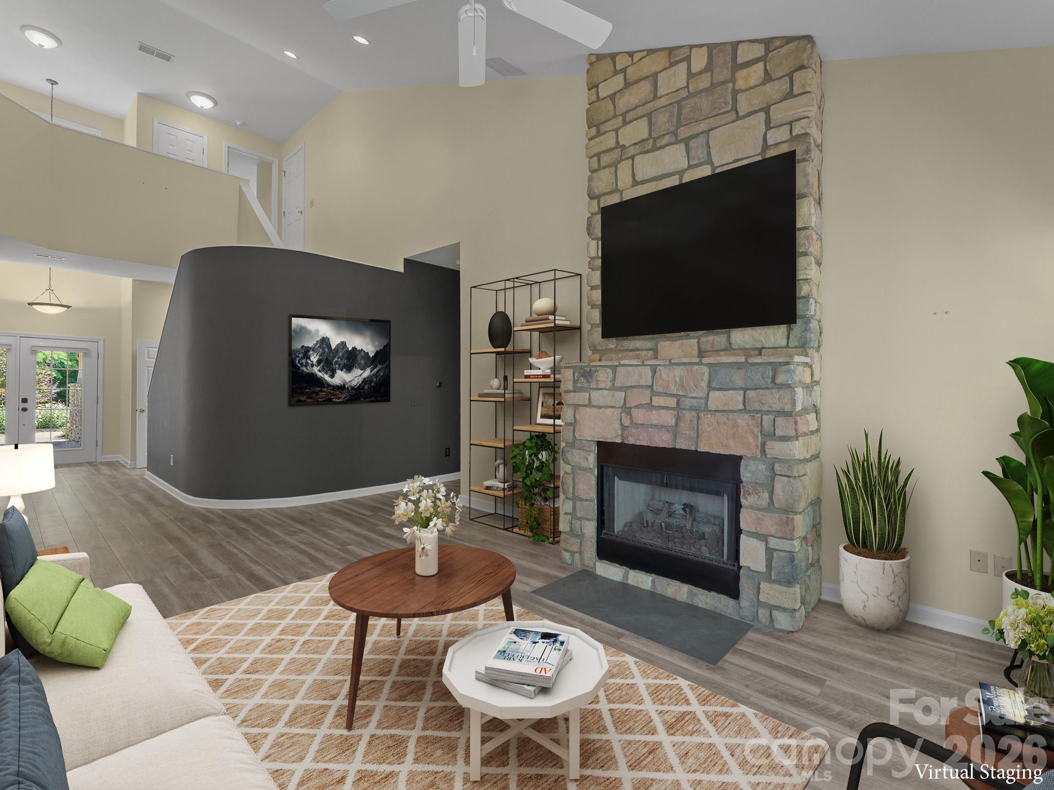 Great Room - 47 Ridgetop Circle, Brevard